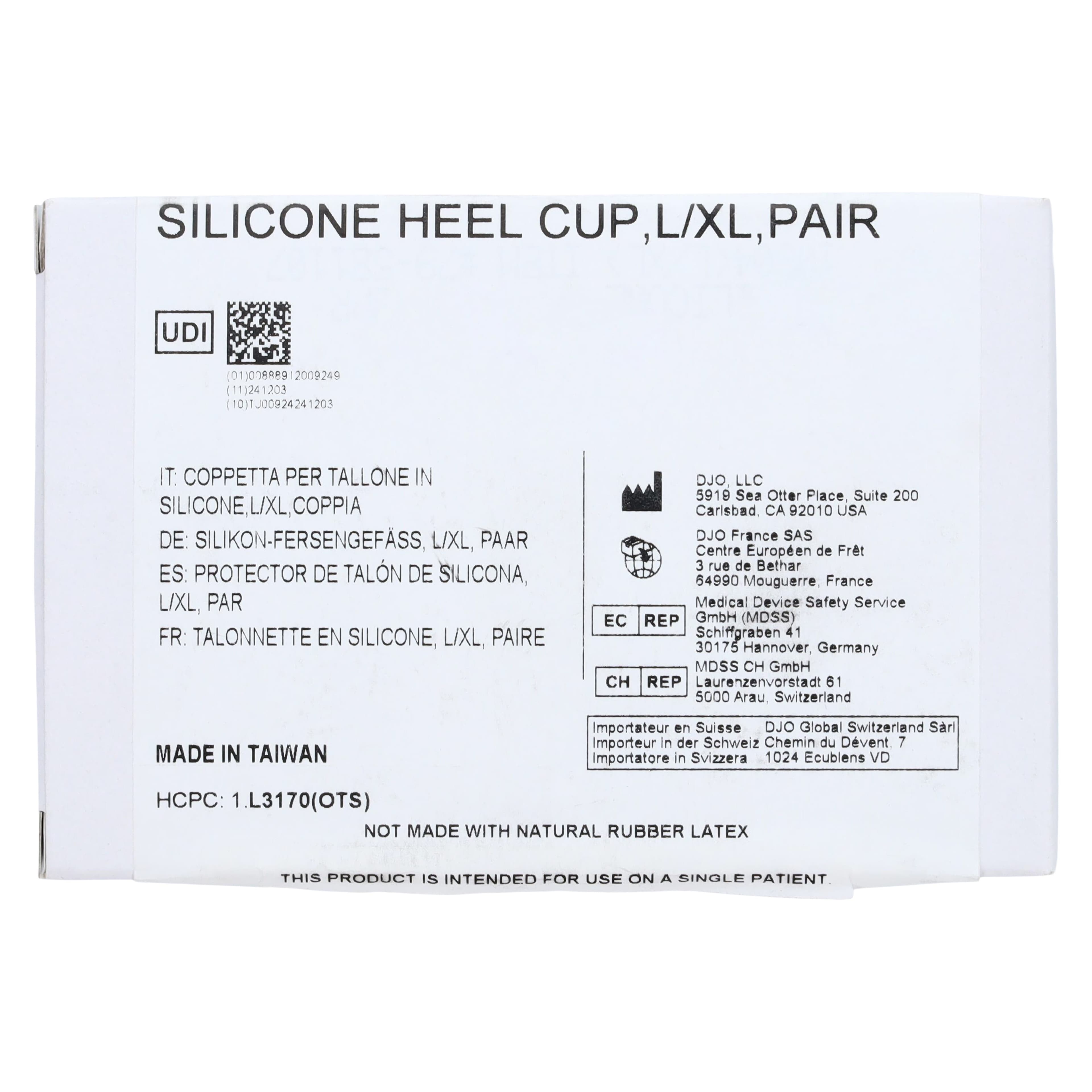 Procare Silicone Heel Cups, Large/X-Large, Men's 9.5+ / Women's 10+ thumbnail 6