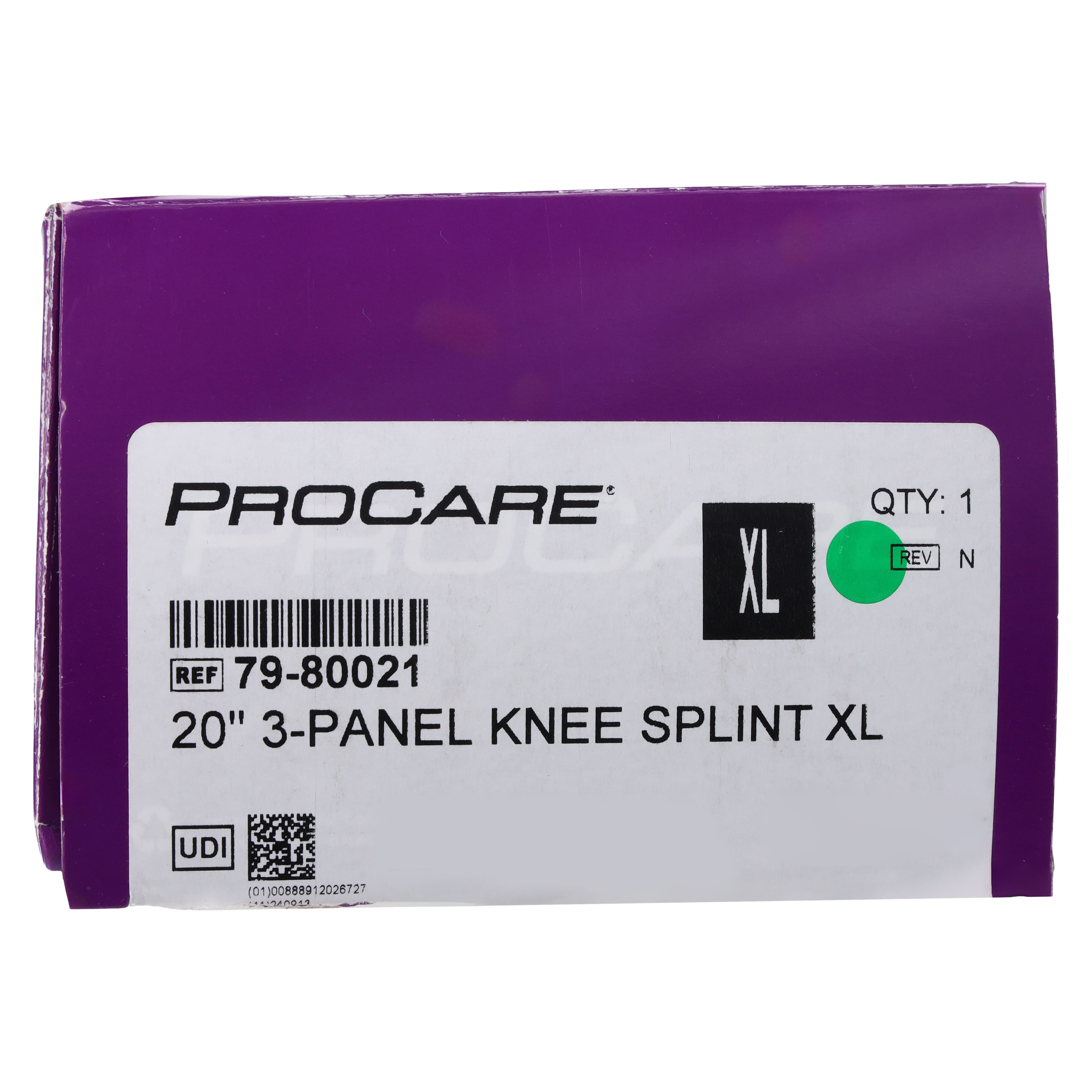 Procare Immobilizer Splint Knee, Adult, Fiber/Nylon, X-Large, 29.5-36" thumbnail 5