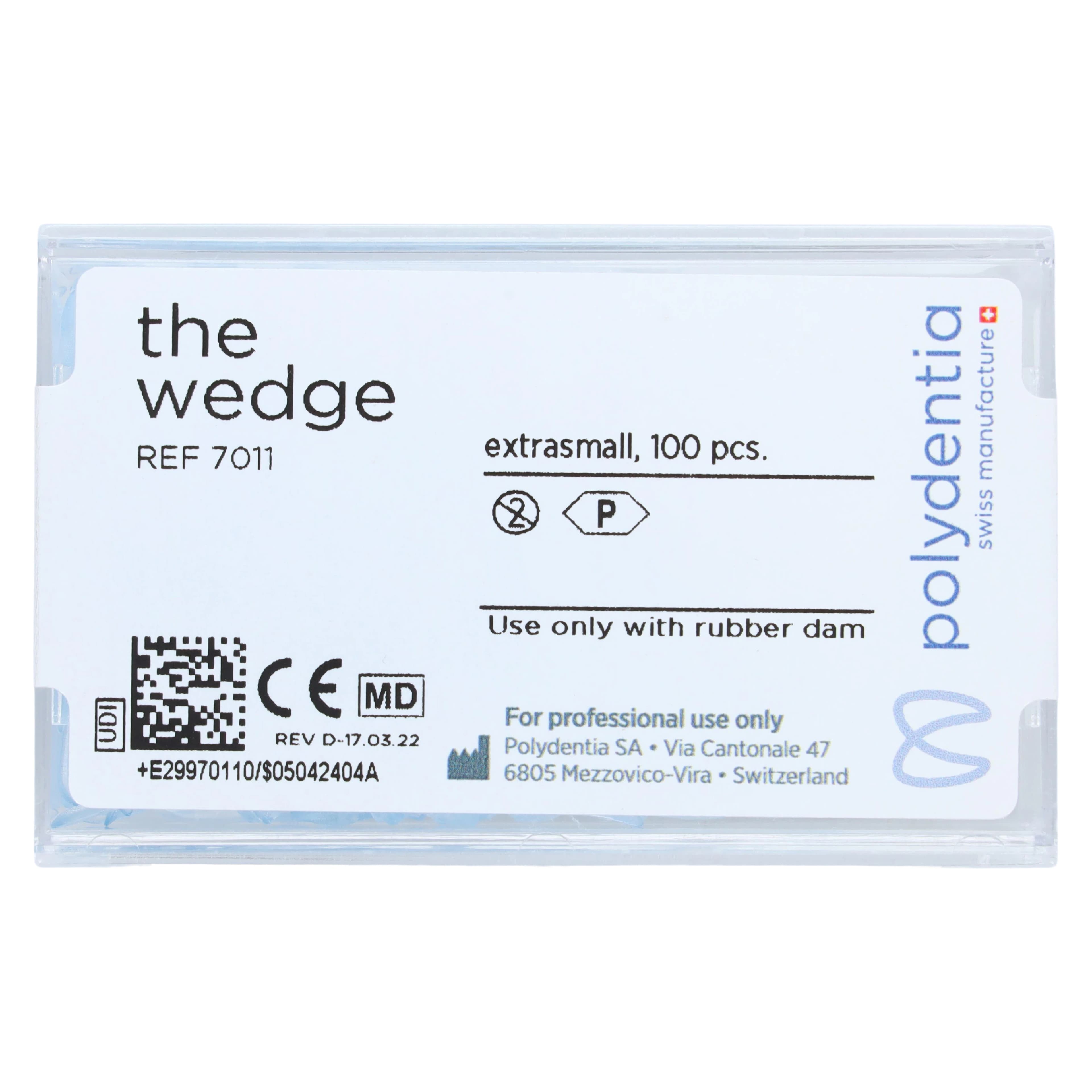 The Wedge Interdental Wedges, Extra Small (XS), Transparent, 100/Box thumbnail 3