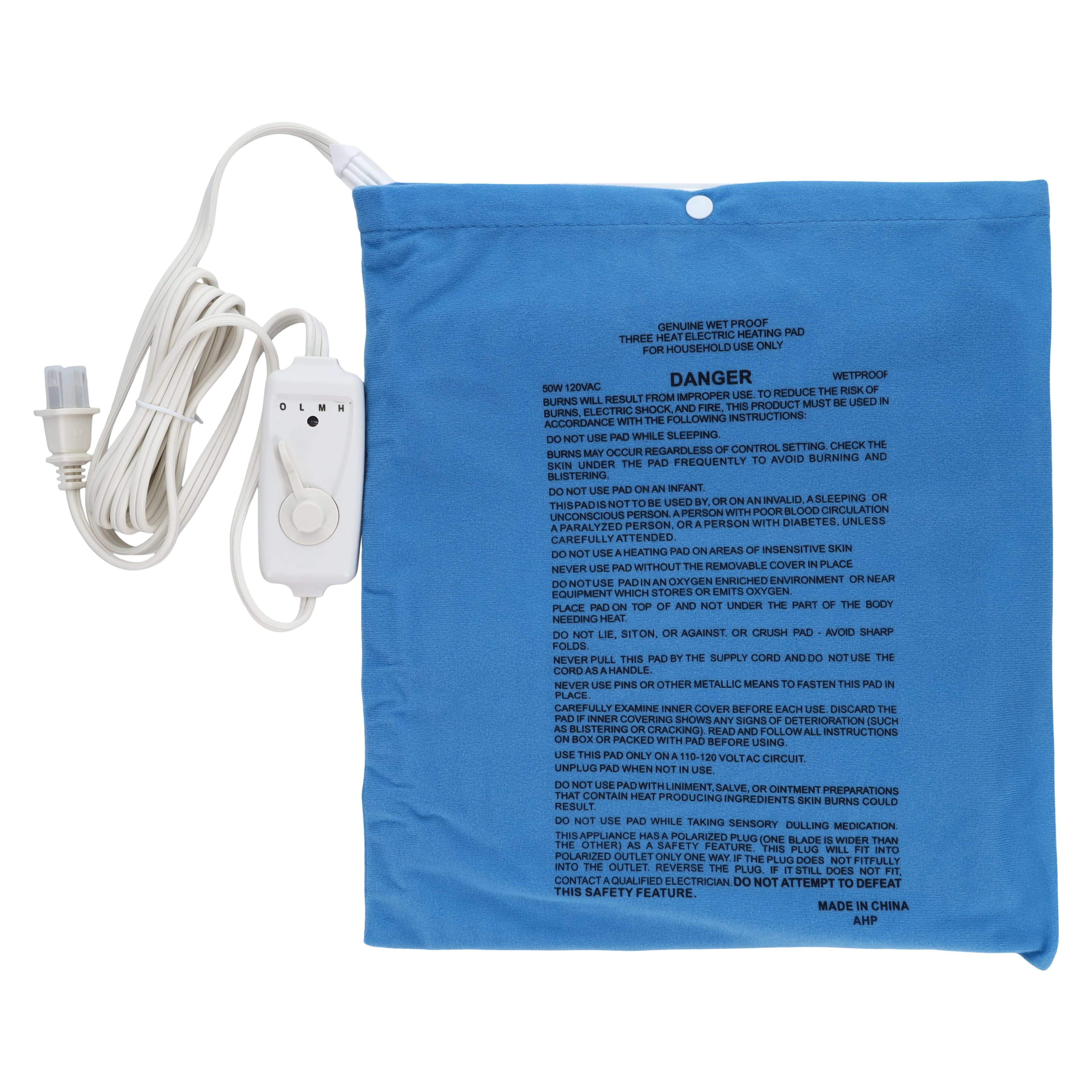 Economy Heating Pad Moist/Dry, 12x15", Mastex Industries thumbnail 4