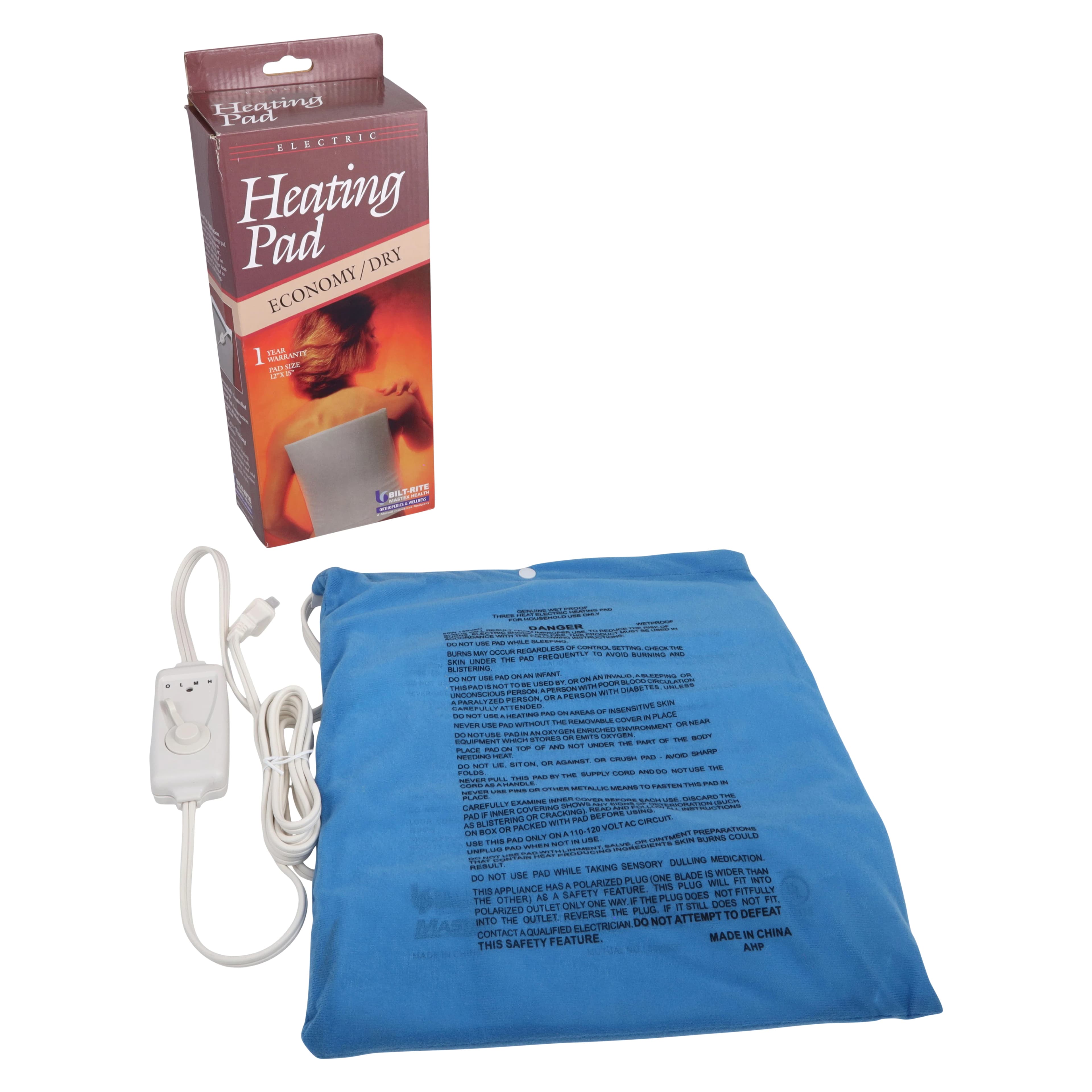 Mastex Industries Economy Dry Heating Pad, 12" x 15" thumbnail 2