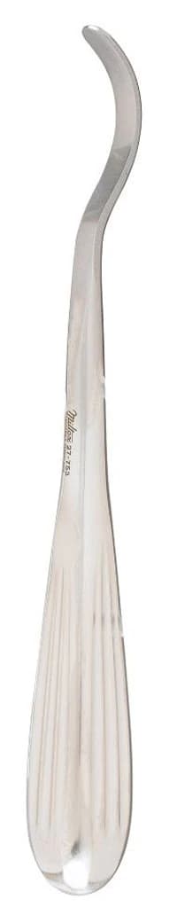 Miltex Crego Periosteal Elevator, Curved, 7mm, Stainless Steel - Crego Periost 7mm Ful-cvd - Image 1