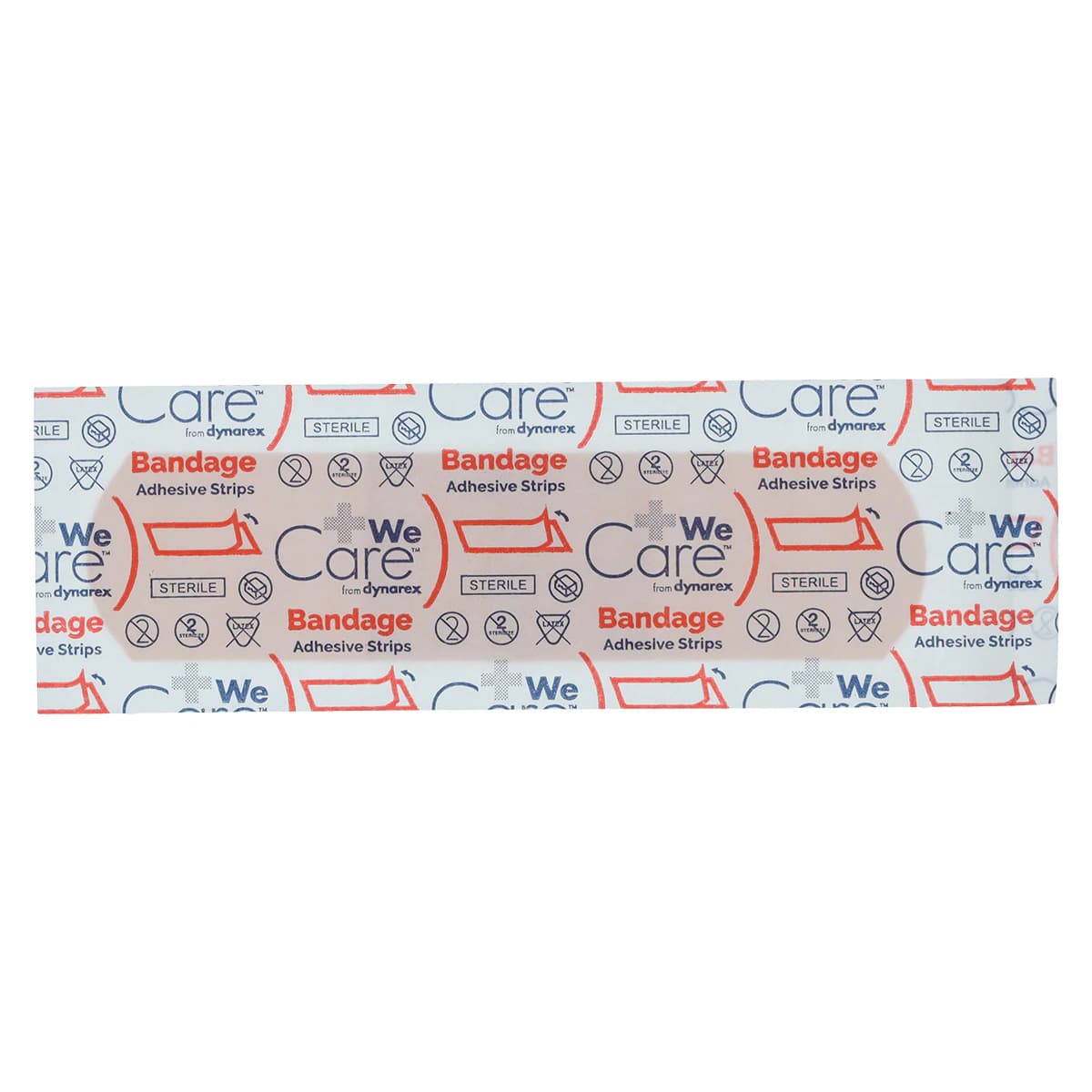 Dynarex DynaSafety Adhesive Bandage, Plastic, Sheer, Sterile, 3/4" x 3", 100/Box thumbnail 3