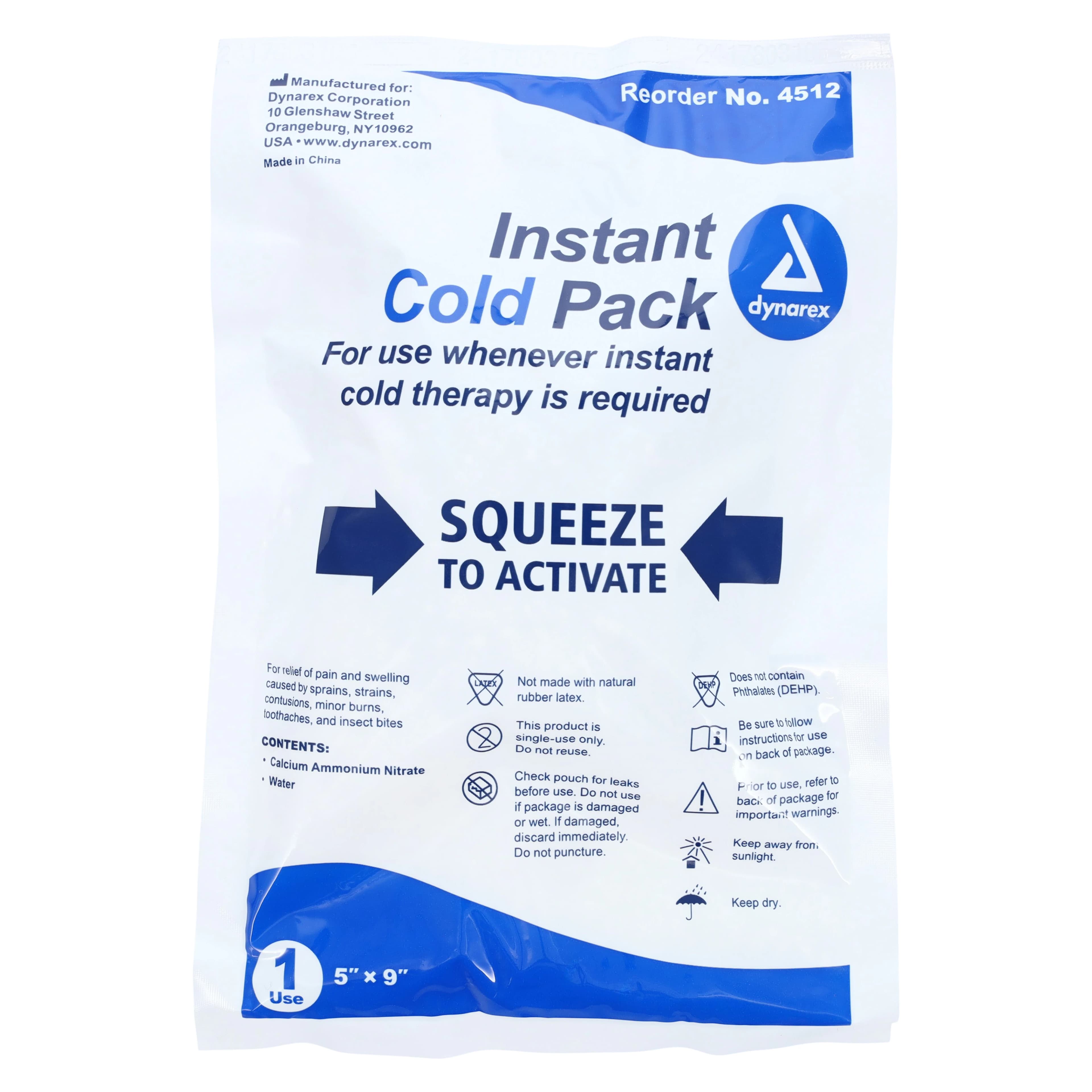 Dynarex Cold Pack Instant 5"x9" thumbnail 2