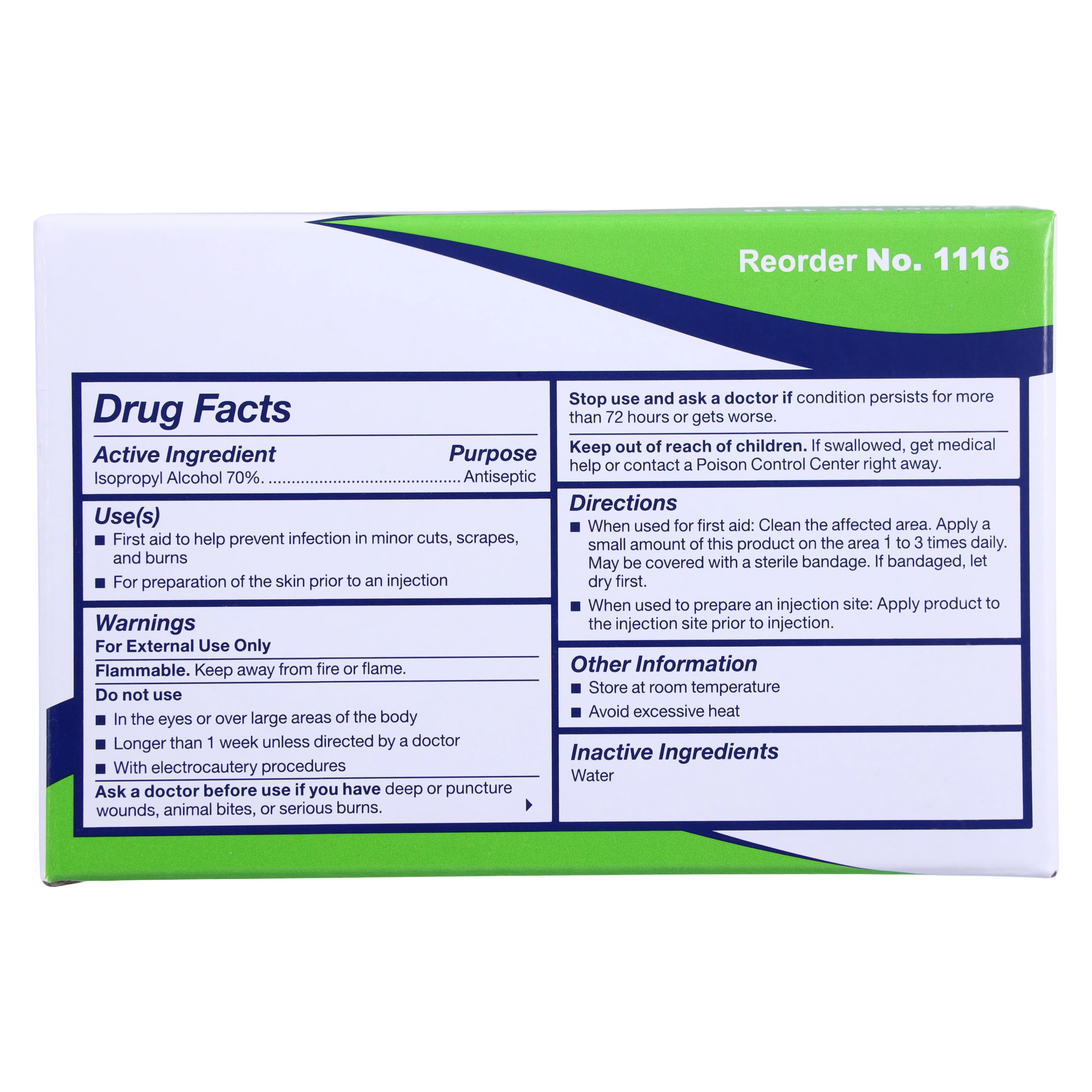 Dynarex Alcohol Prep Pads, Sterile, Non-Woven, Large thumbnail 5