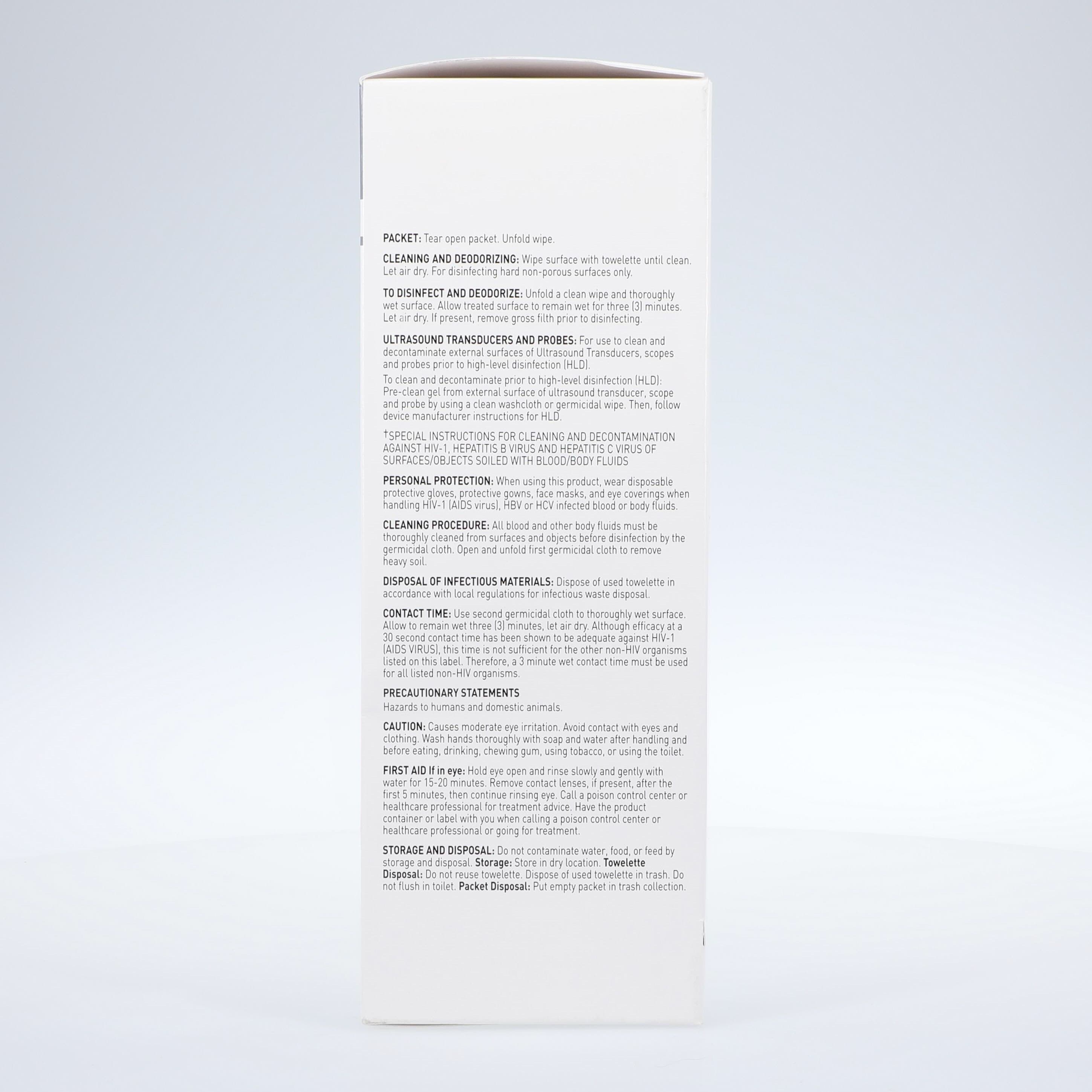 PDI Sani-Cloth AF3 Germicidal Disposable Wipes, X-Large, 11.5" x 11.75", Alcohol & Fragrance Free, 50/Box, U27500 thumbnail 5