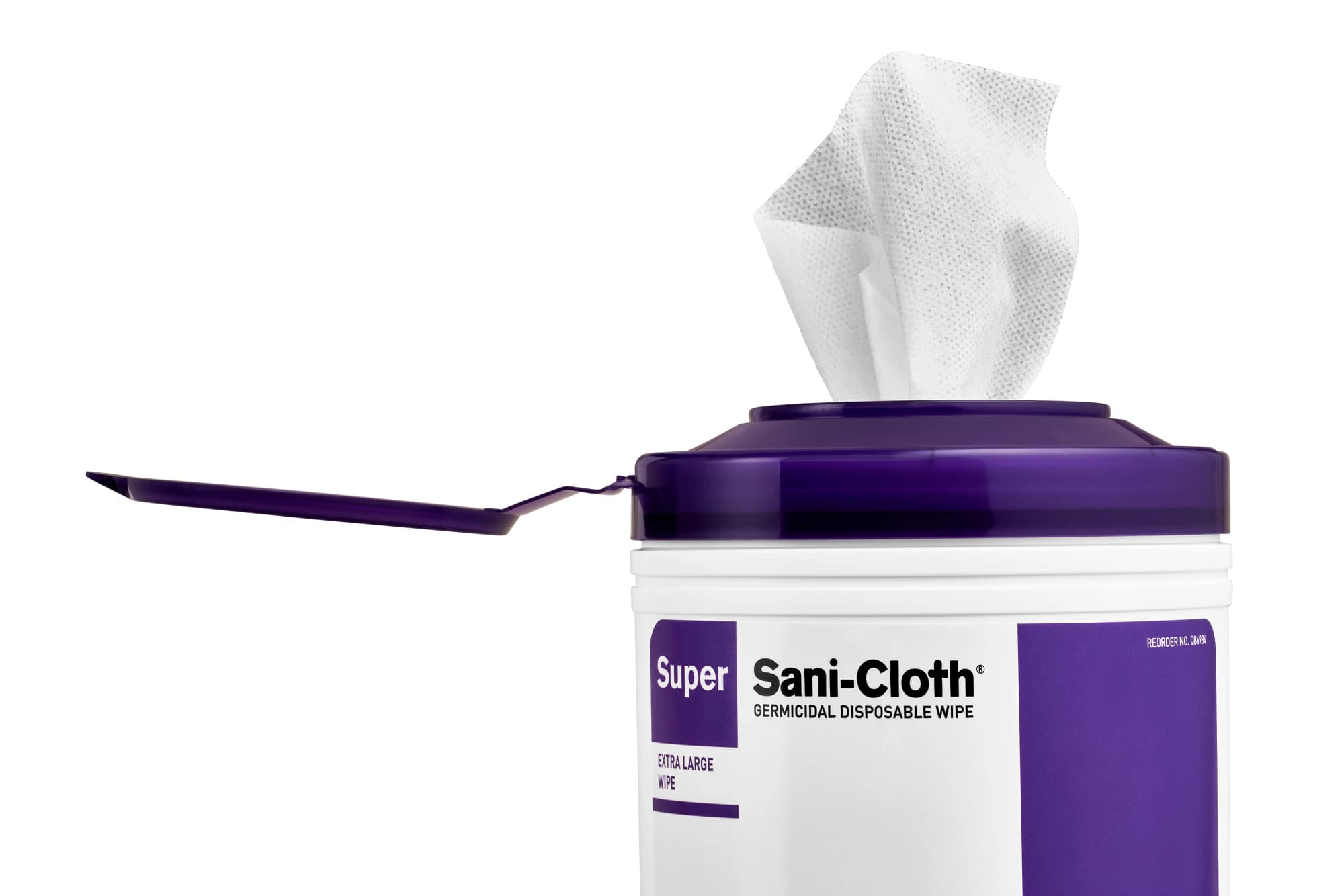 PDI Super Sani-Cloth Germicidal Disposable Wipes, X-Large, 7.5" x 15", 75/Canister, P86984 thumbnail 3