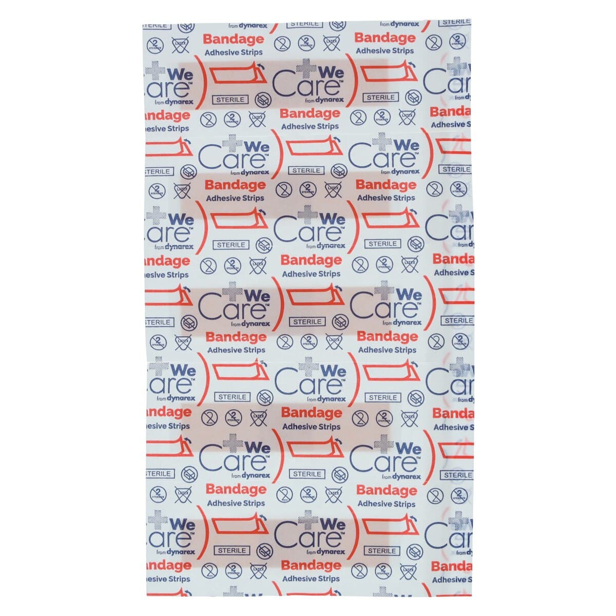 DynaSafety Adhesive Bandage, Plastic, Sheer/Flesh, Junior, 0.38" x 1.5", Sterile, 100/Box thumbnail 3