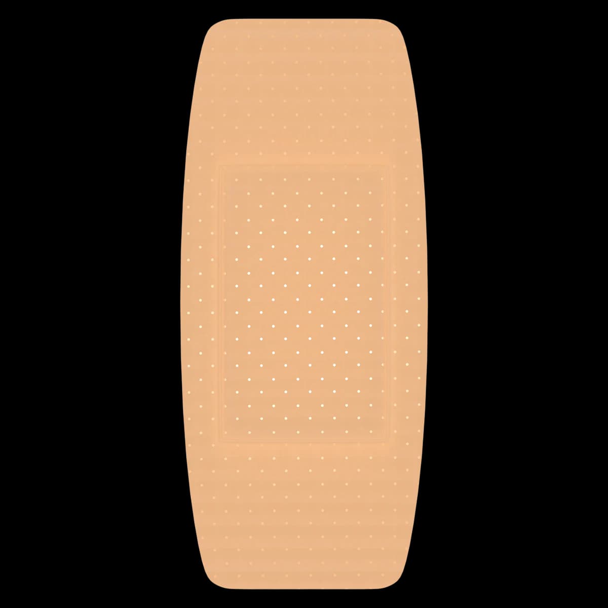 DynaSafety Adhesive Bandage, Plastic, Sheer, Sterile, 2" x 4.5", 50/Box - Bandage Adhsv Sheer Patch XL - Image 1