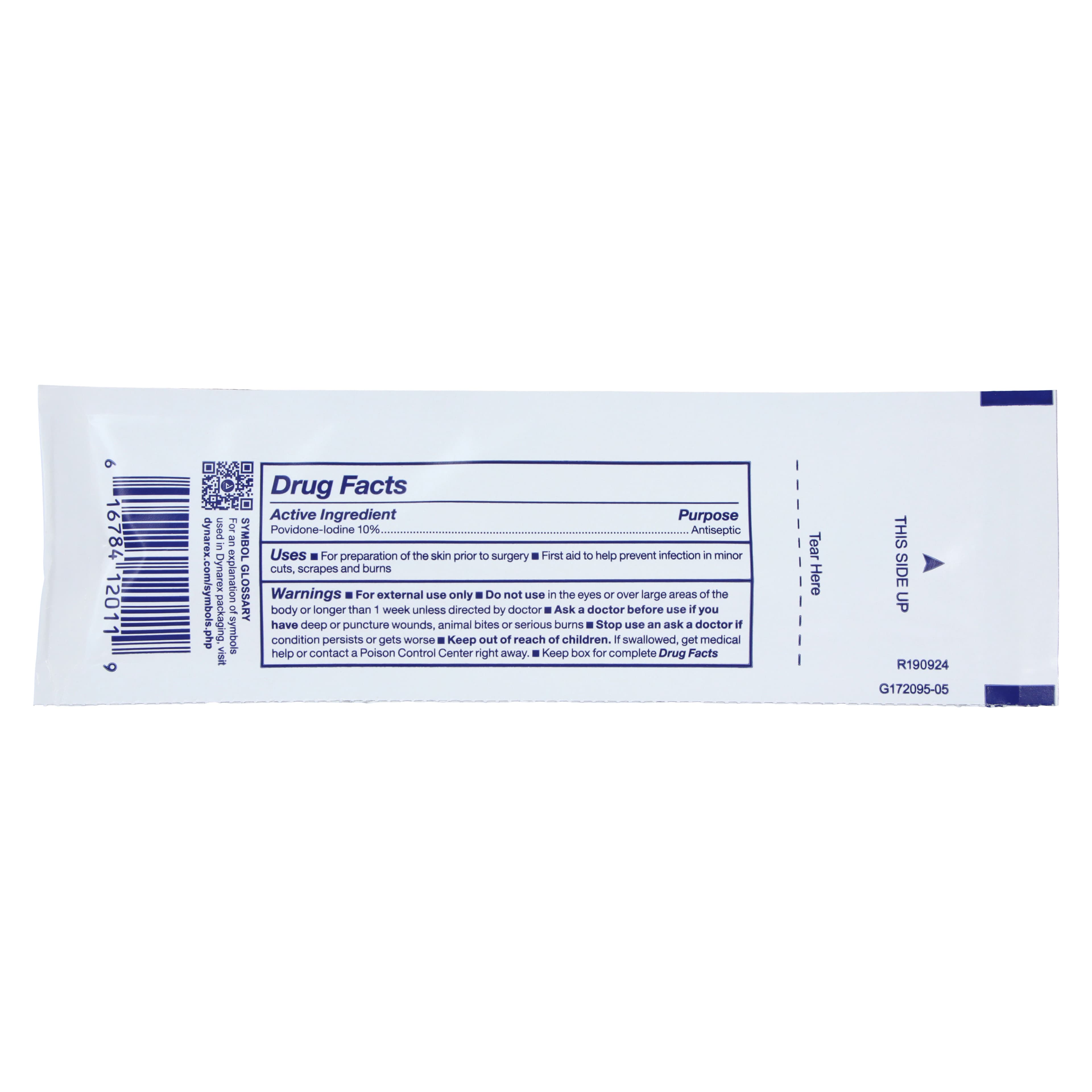Dynarex Povidone Iodine Swabsticks, 1s, 50/Box, 1201 thumbnail 4