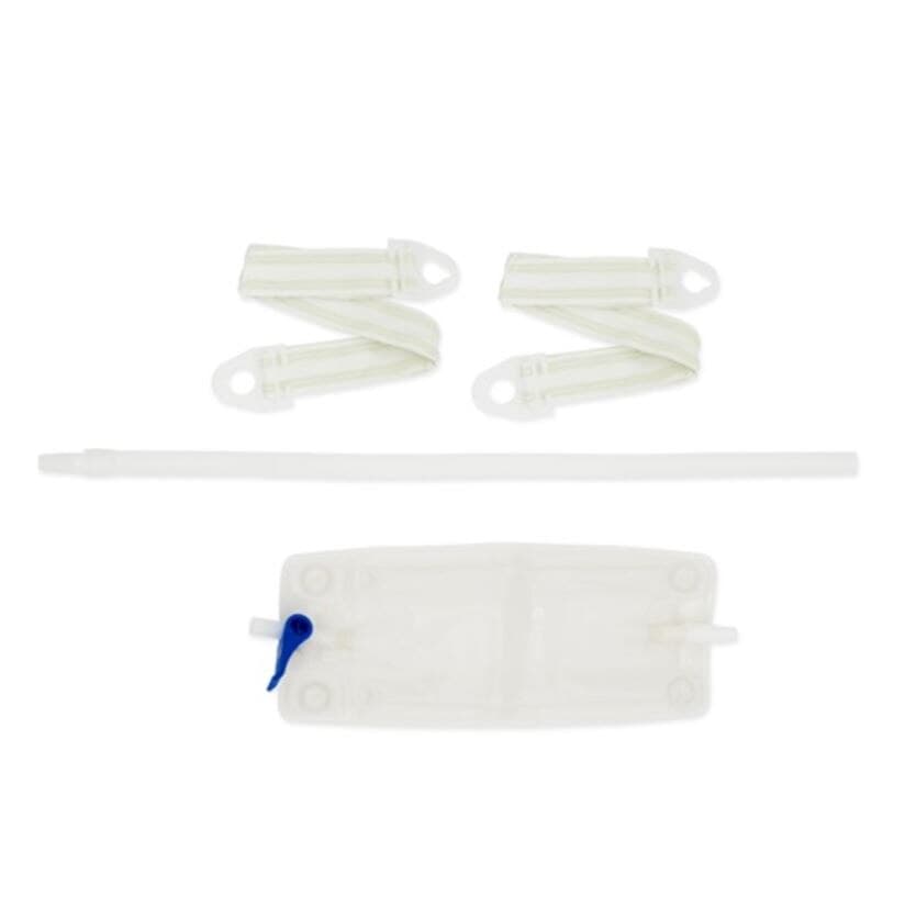 Hollister Urinary Leg Bag Combination Pack, 30oz/900ml, Vinyl, Disposable, Anti-Reflux Valve, Large, #9655 thumbnail 2