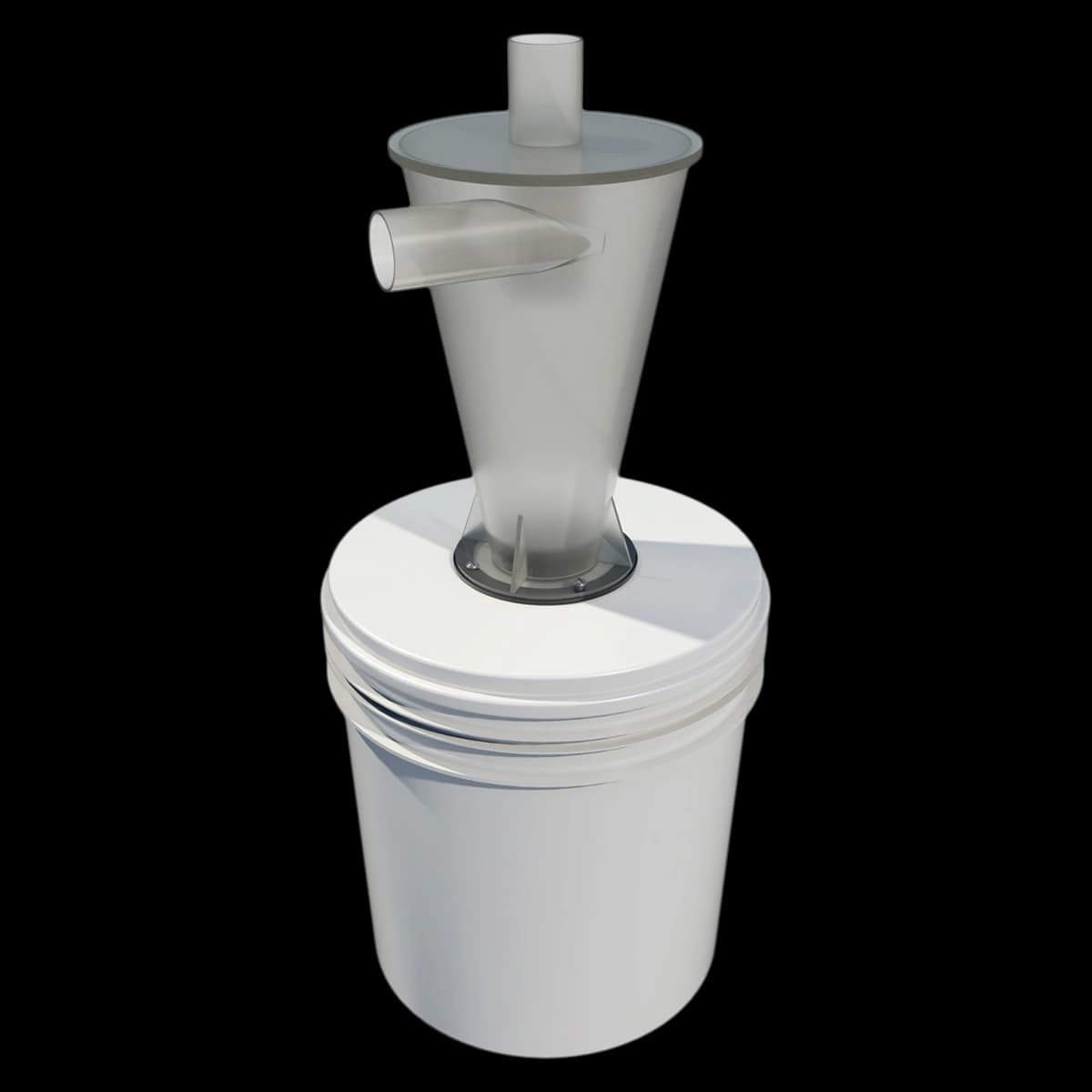 Quatro Air Technologies Cyclone Collector for Dust Collection, 1 Each - Cyclone Collector - Image 1