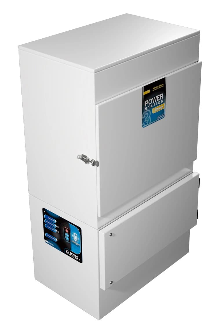 Quatro Air Technologies PowerStation PS3 Brushless Dust Collector, Bench, 230/240V - PowerStation 3 Brushless - Image 1
