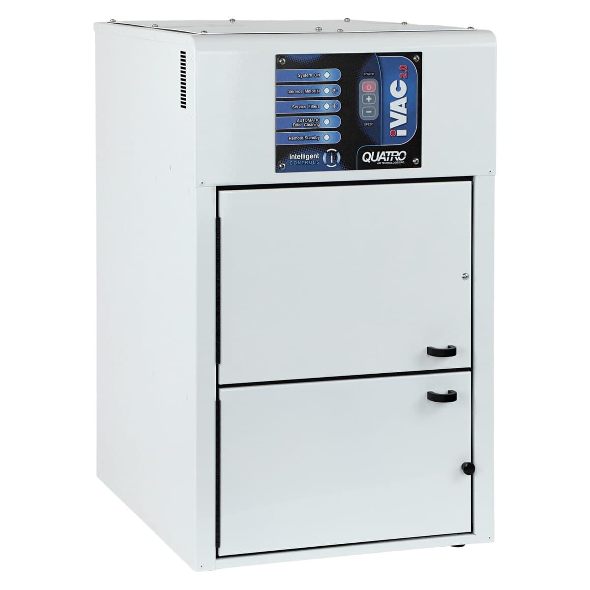 iVac 2.C Twin Brushless Dust Collector for CAD/CAM (Quatro Air Technologies) - iVac 2.C Twin Brushless - Image 1