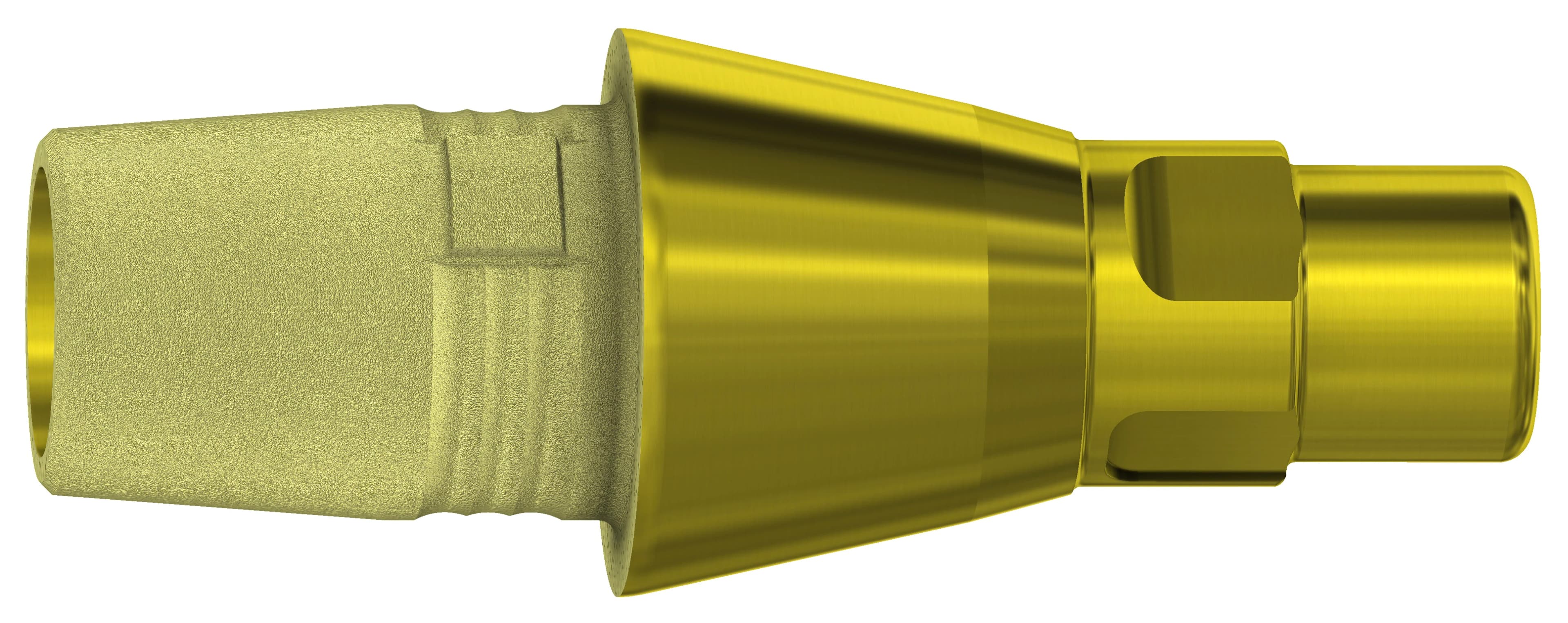 DESS C-Base Engaging Abutment, RC, 3.0mm Gingival Height, Conical, Straumann Bone Level, 4.1-4.8mm, Each - CBase Eng STRBL RC 3.0mm - Image 1