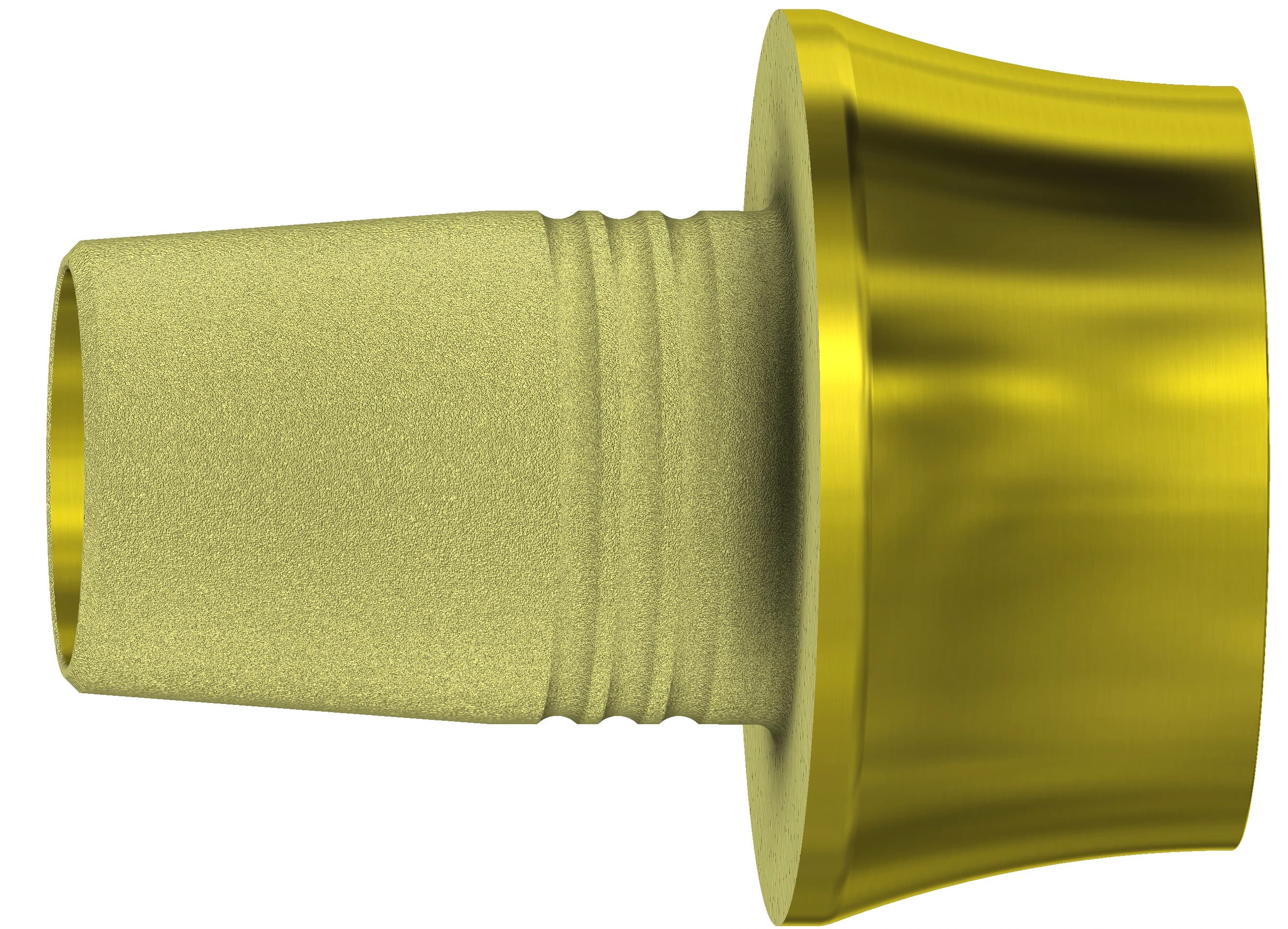DESS C-Base Non-Engaging Abutment, 5.0mm Platform, 3mm Gingival Height, 3i Osseotite External Hex, Each - CBase NEng 3iOss WP 3mm - Image 1