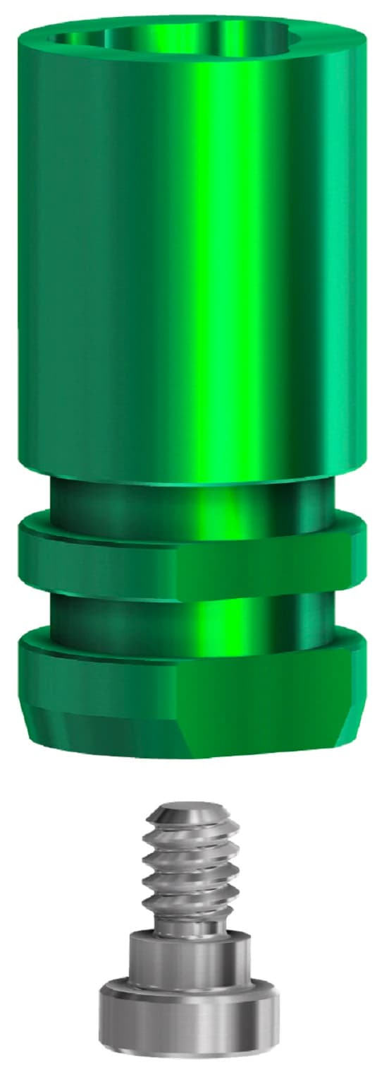 DESS Digital Analog Tri-Lobe 6.0 Nobel Replace, Anodized Green, 1 Each - Analog D NBRpl 6.0 - Image 1