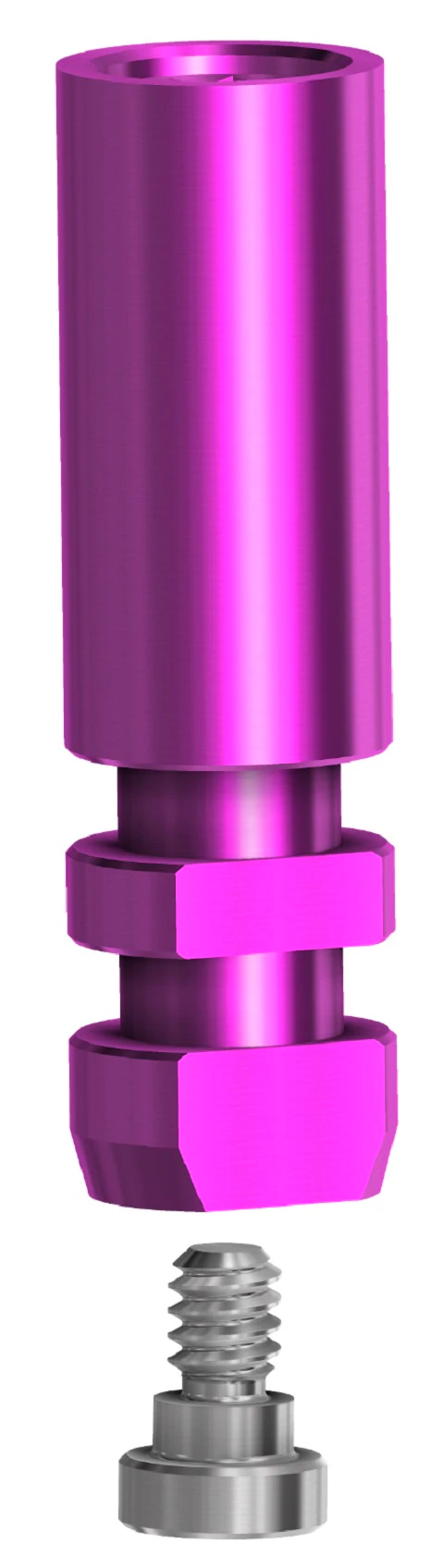 DESS Digital Analog for Internal Hex Implant, NP 3.4, Anodized Purple, 1 Each - Digital Analog NP Internal Hex Click Anodized Purple - Image 1