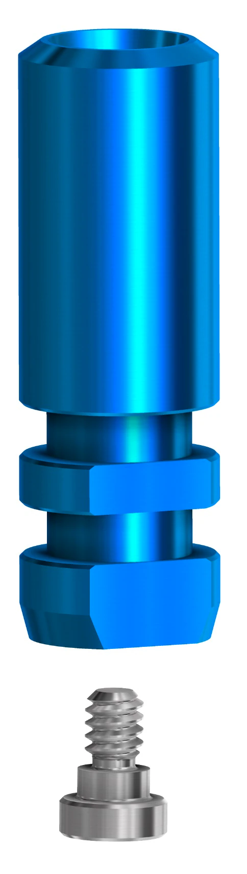 DESS Digital Analog RP on Implant Internal Hex Conic, Anodized Blue, 1 Each - Analog D AstraAqua - Image 1