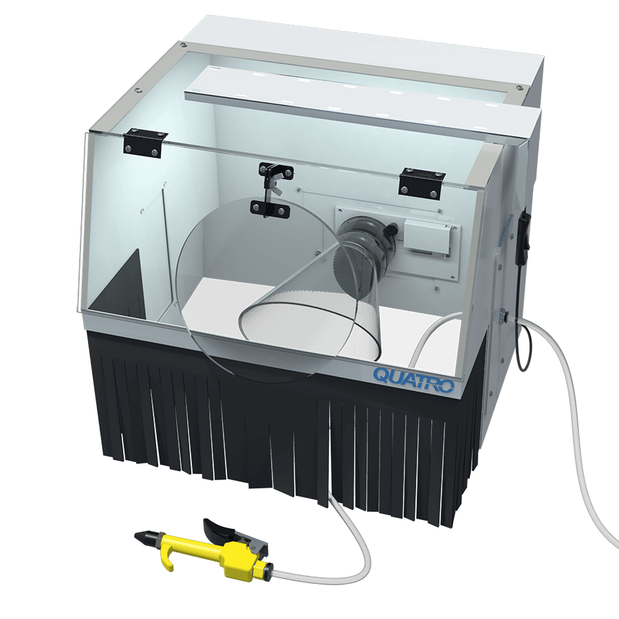 Quatro Air Technologies LED ClearView Milling Containment Box Workbench - LED ClearView Milling - Image 1