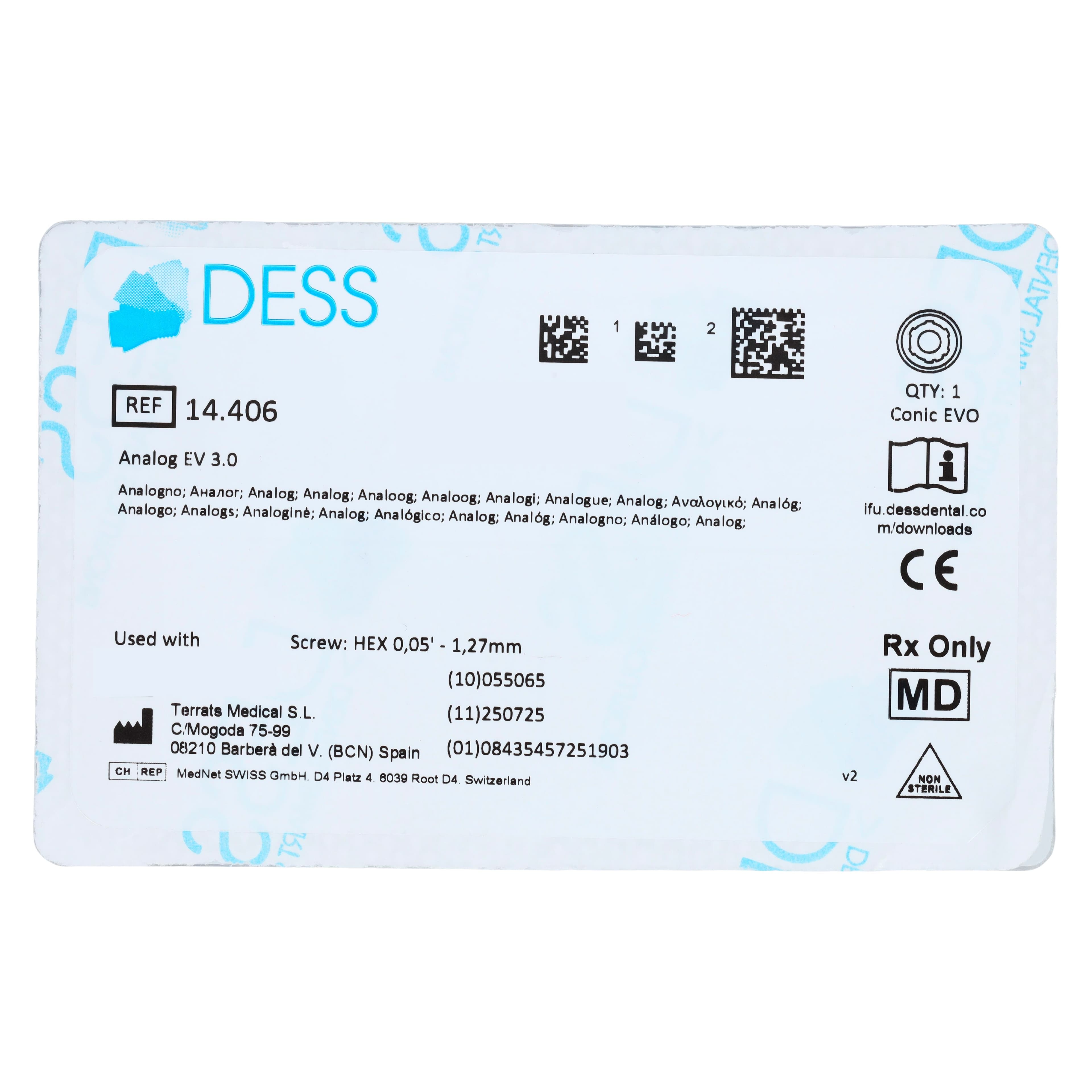 DESS Analog EV 3.0 - AstraEV Conic Evo Anodized Green, 1 Each thumbnail 3
