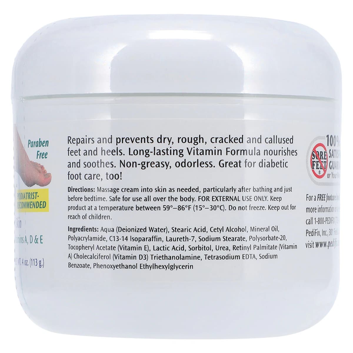 Pedifix Deep Healing Foot Cream, 4 oz Tube thumbnail 3