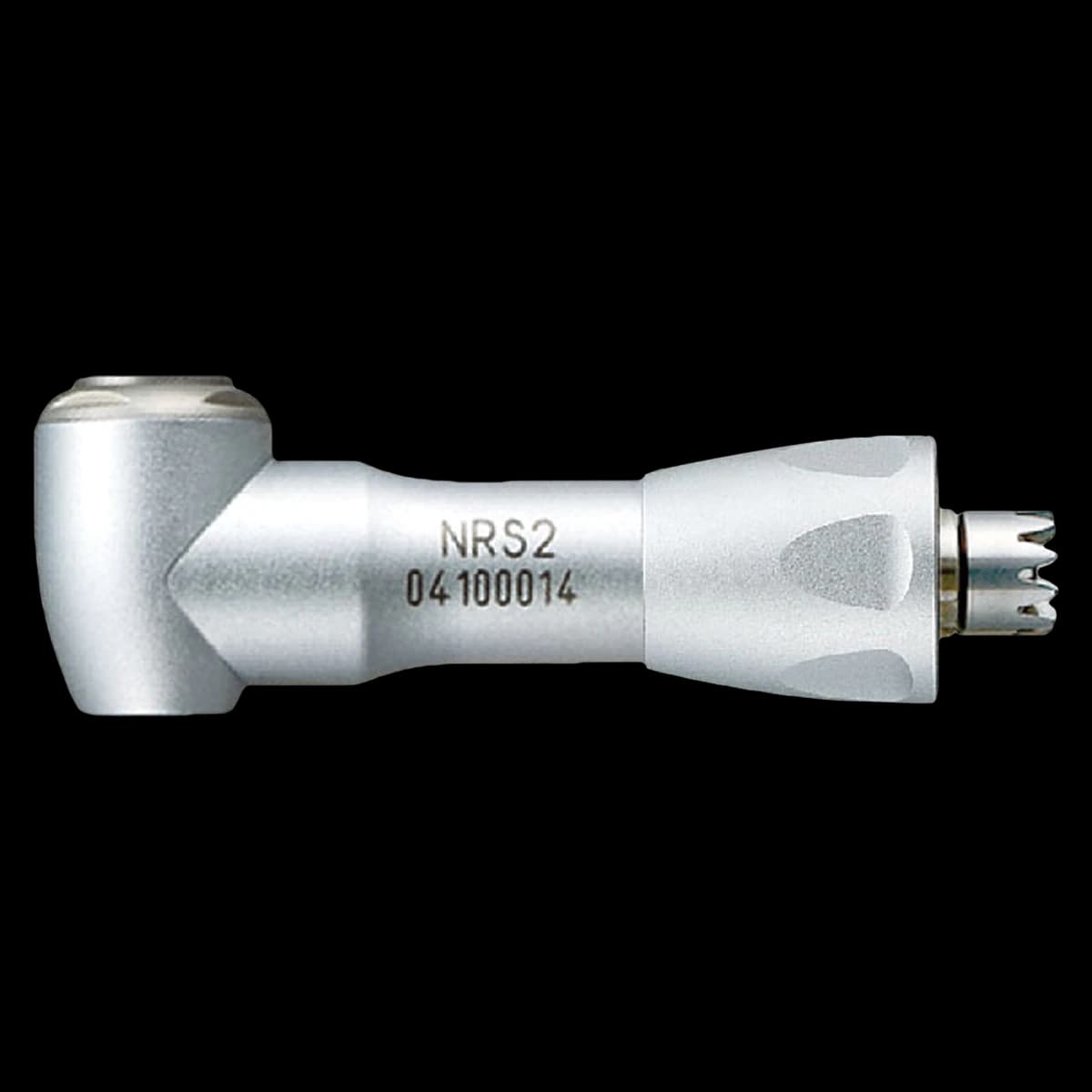 NSK EX Series Low Speed Air Head Contra Angle Attachment, 10:1 Reduction, Push Button Autochuck, NRS2-Y - EX Series – Low Speed, Air Head, No Spray - NRS2-Y, Push Button Autochuck - Image 1