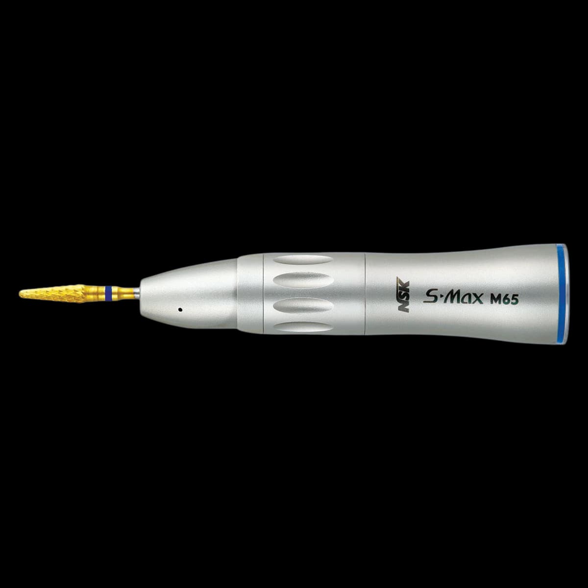 NSK S-Max M Series M65 Electric Straight Handpiece Attachment, 1:1, Non-Optic, Single Spray, H1008 - S-Max M Series Electric Head & Shank - M65, Straight, Low Speed, Manual, Single Spray, Non-Optic - Image 1
