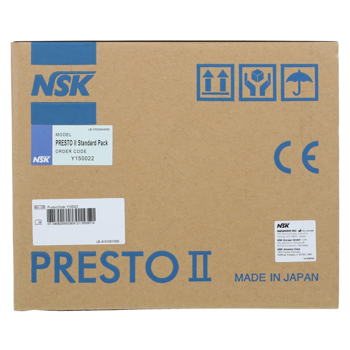 NSK Presto II Lube-Free Air Turbine Complete Handpiece System, Non-Optic, Y150022 thumbnail 5
