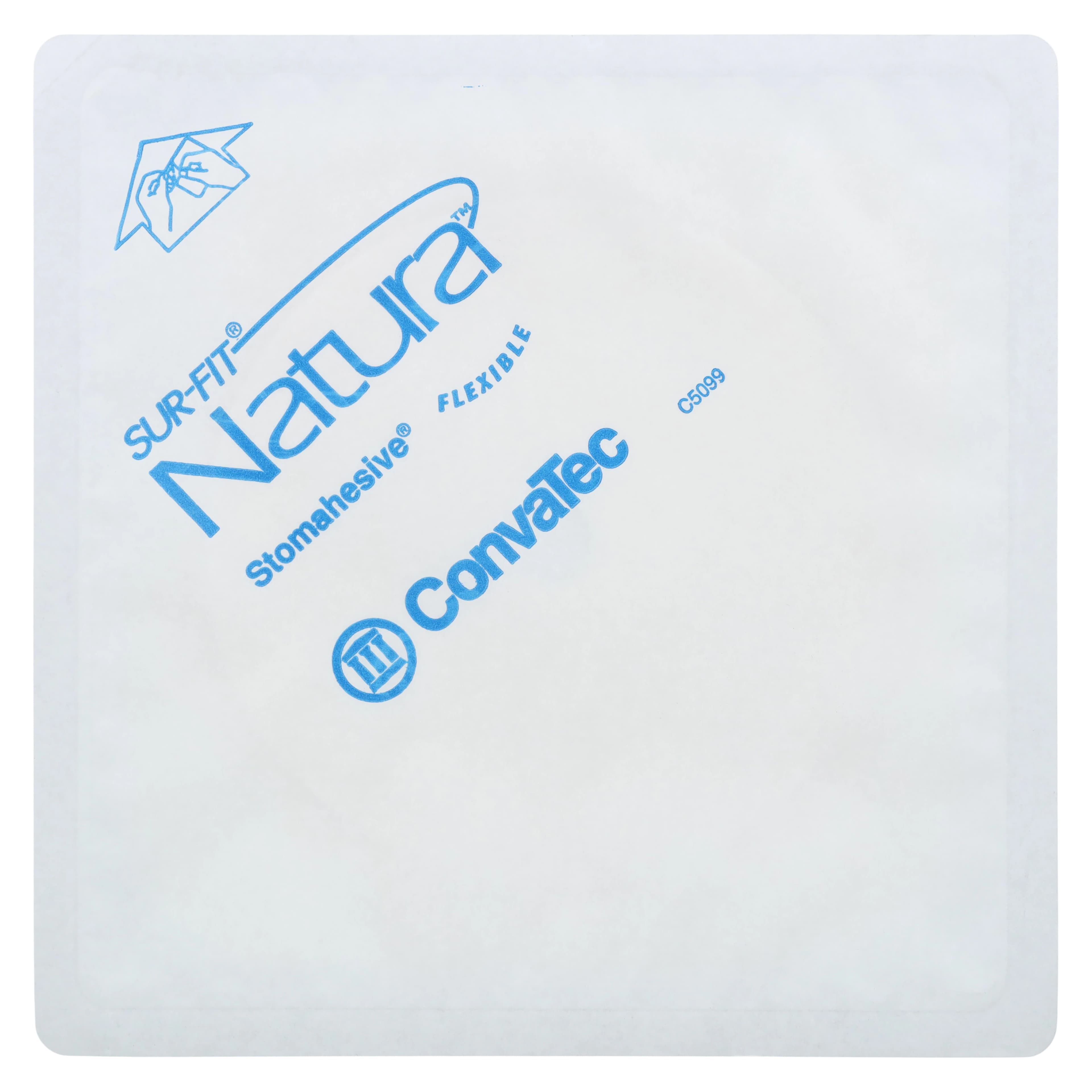 ConvaTec SUR-FIT Natura Stomahesive Skin Barrier Wafer, 2-Piece, 5x5", Tan, Cut-To-Fit, #125266, 10/Box thumbnail 4