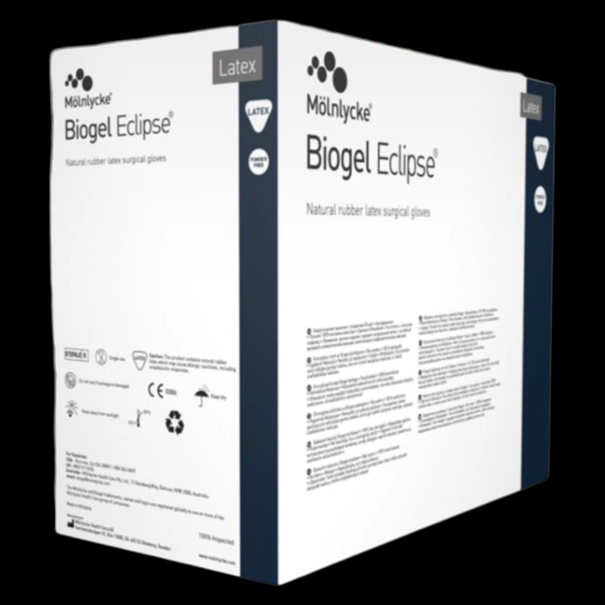 Biogel Eclipse Surgical Gloves, Latex, Sterile, Size 7.5, Straw thumbnail 2