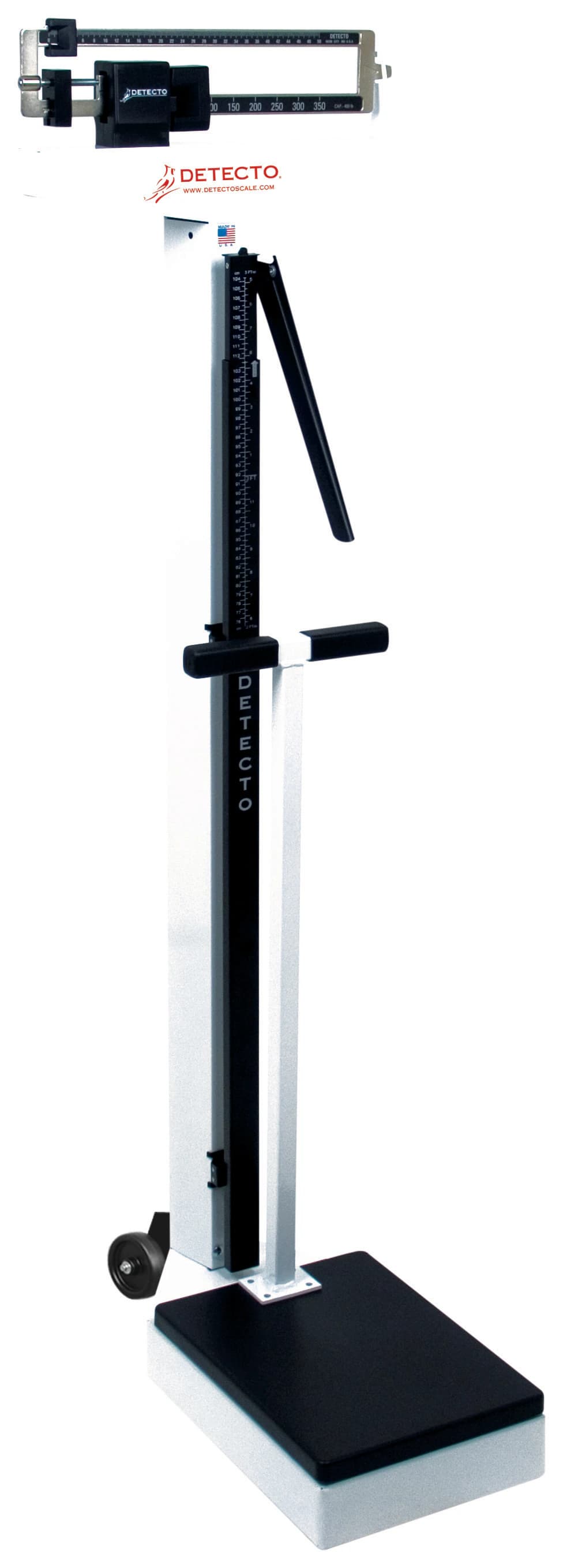 Detecto Physician Scale, Mechanical, 400 lb Capacity, 1/Each thumbnail 2