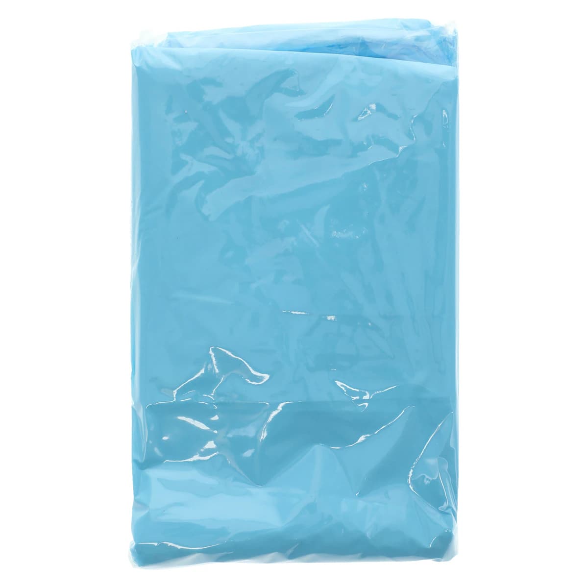 Aspen Surgical Disposable Protective Gown, Blue Poly, Universal Size, 46" Length, Non-Sterile, Open Back with Ties, Elastic Cuff, 75/Case thumbnail 2