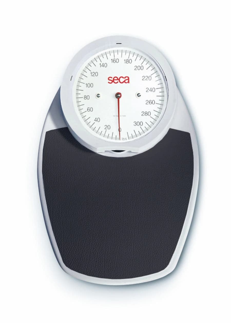 Seca Floor Scale, Mechanical Dial, Adult/Pediatric, 320 lb / 150 kg Capacity - Scale-Floor Dial - Image 1
