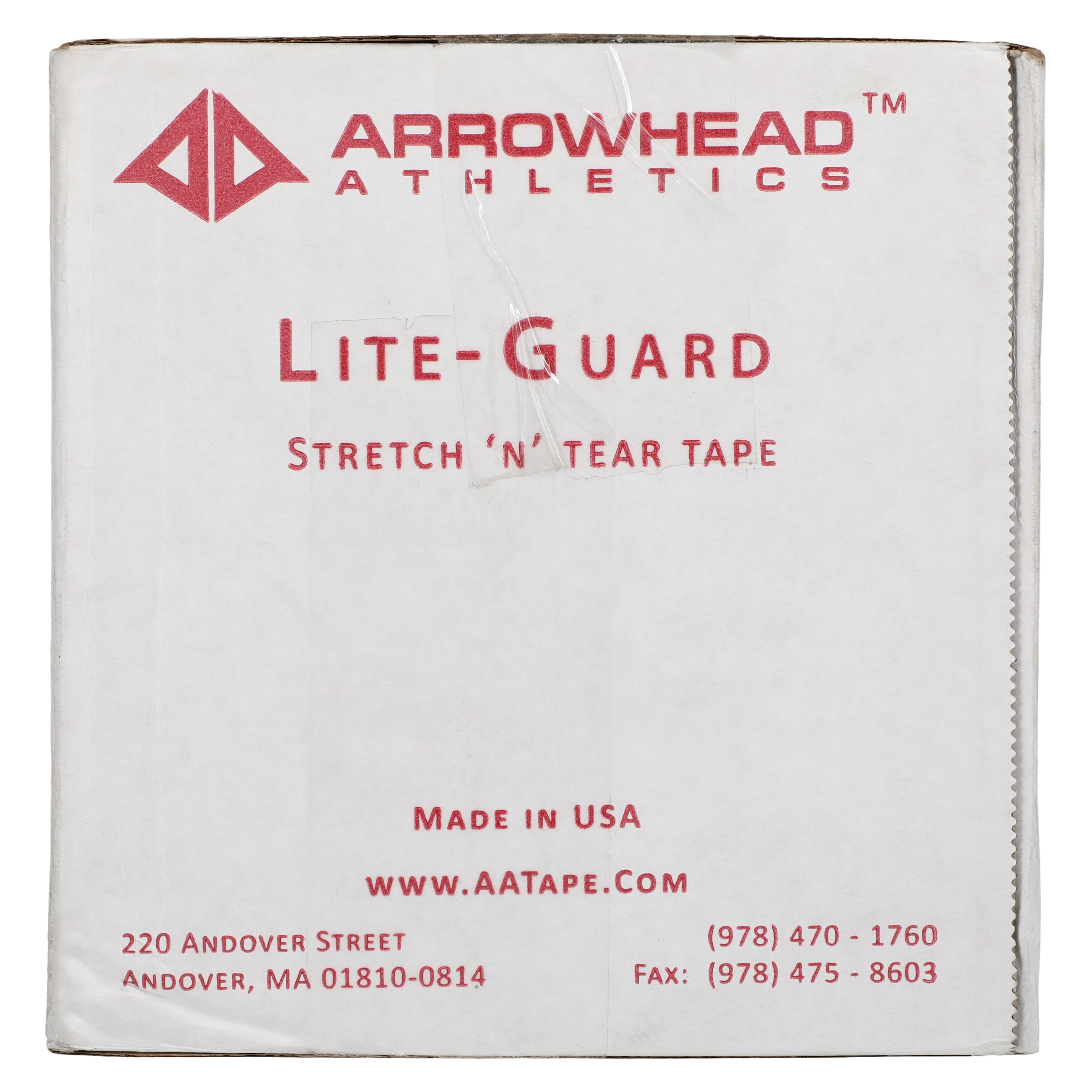 Lite-Guard Athletic Tape, Cotton, 3" x 7.5 yd, White, Non-Sterile, Latex-Free, 16/Case thumbnail 4