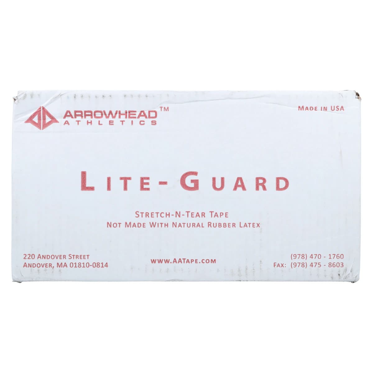 Arrowhead Athletics Lite-Guard Athletic Tape, Cotton, 2" x 7.5 yd, Black, Non-Sterile, 24/Case thumbnail 4