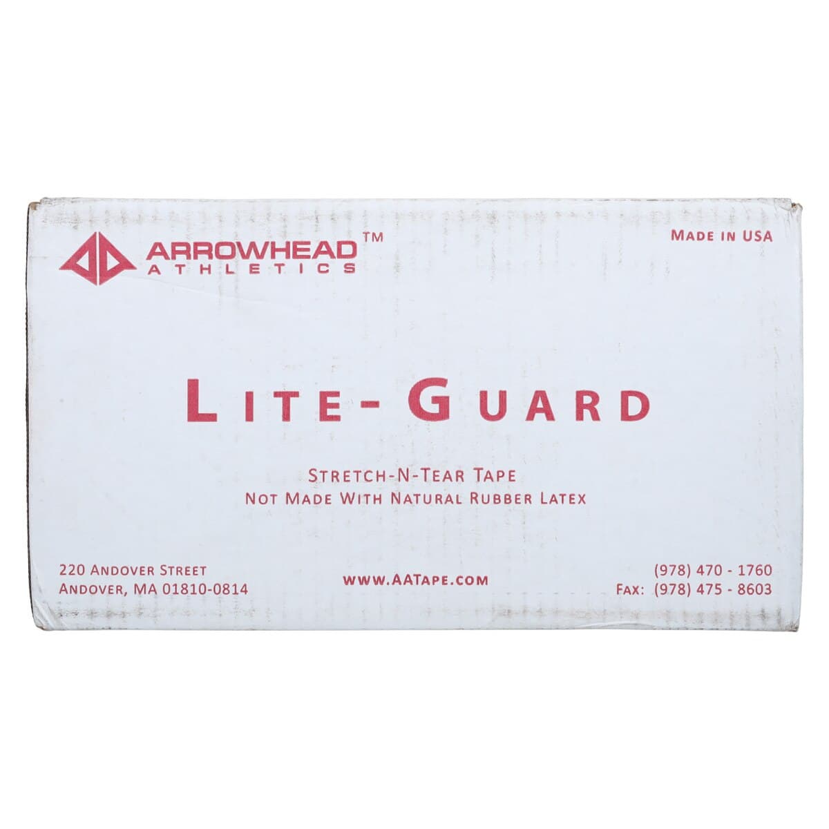 Arrowhead Athletics Lite-Guard Athletic Tape, Cotton, 3" x 7.5 yd, Black, Non-Sterile, 16/Case thumbnail 3