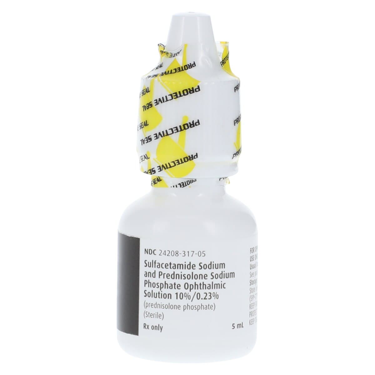 Sulfacetamide Sodium & Prednisolone Ophthalmic Solution 10%/0.25%, 5 mL Bottle thumbnail 3