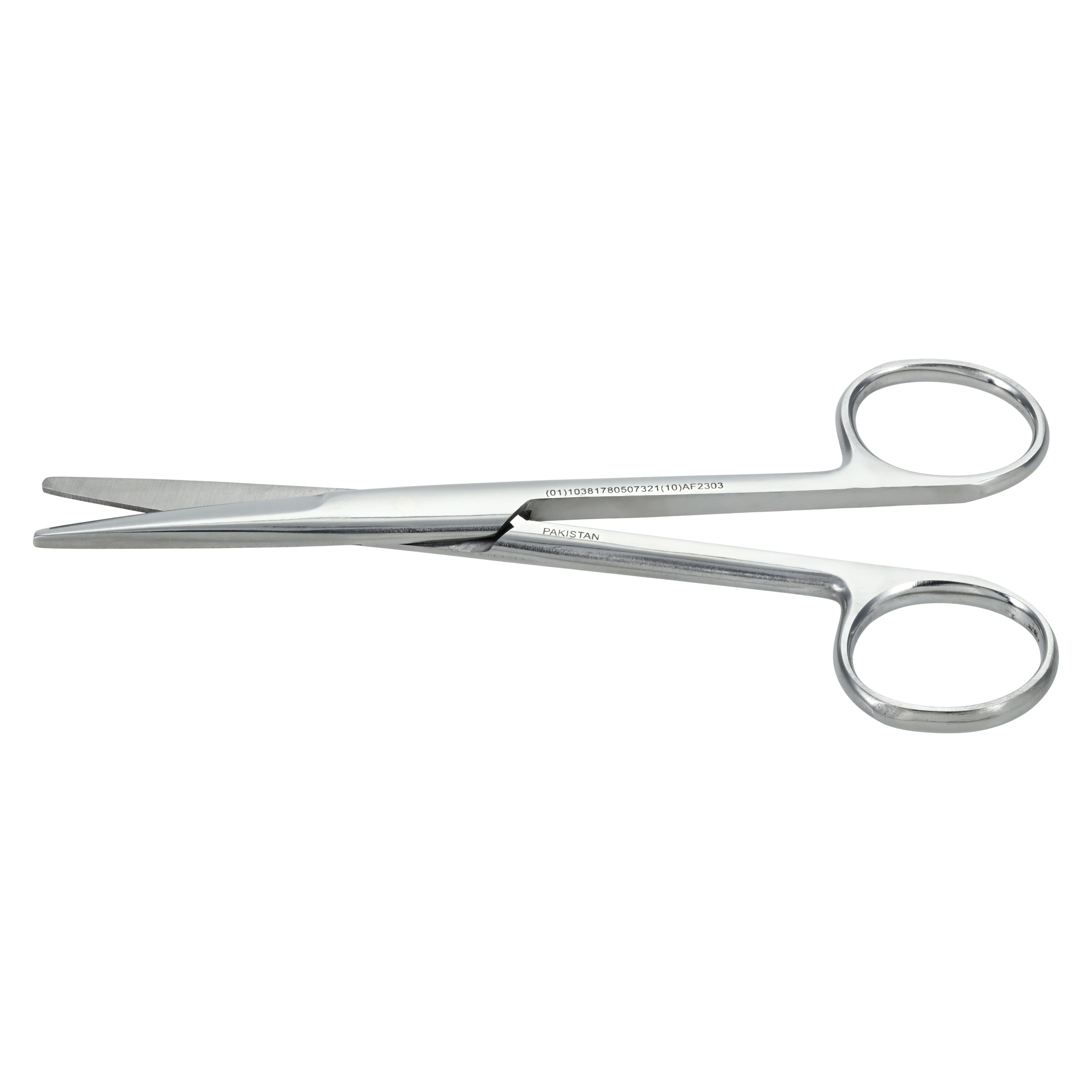 Mayo Dissecting Scissors, Straight, 5-1/2", Stainless Steel, Disposable, 12/Package thumbnail 5