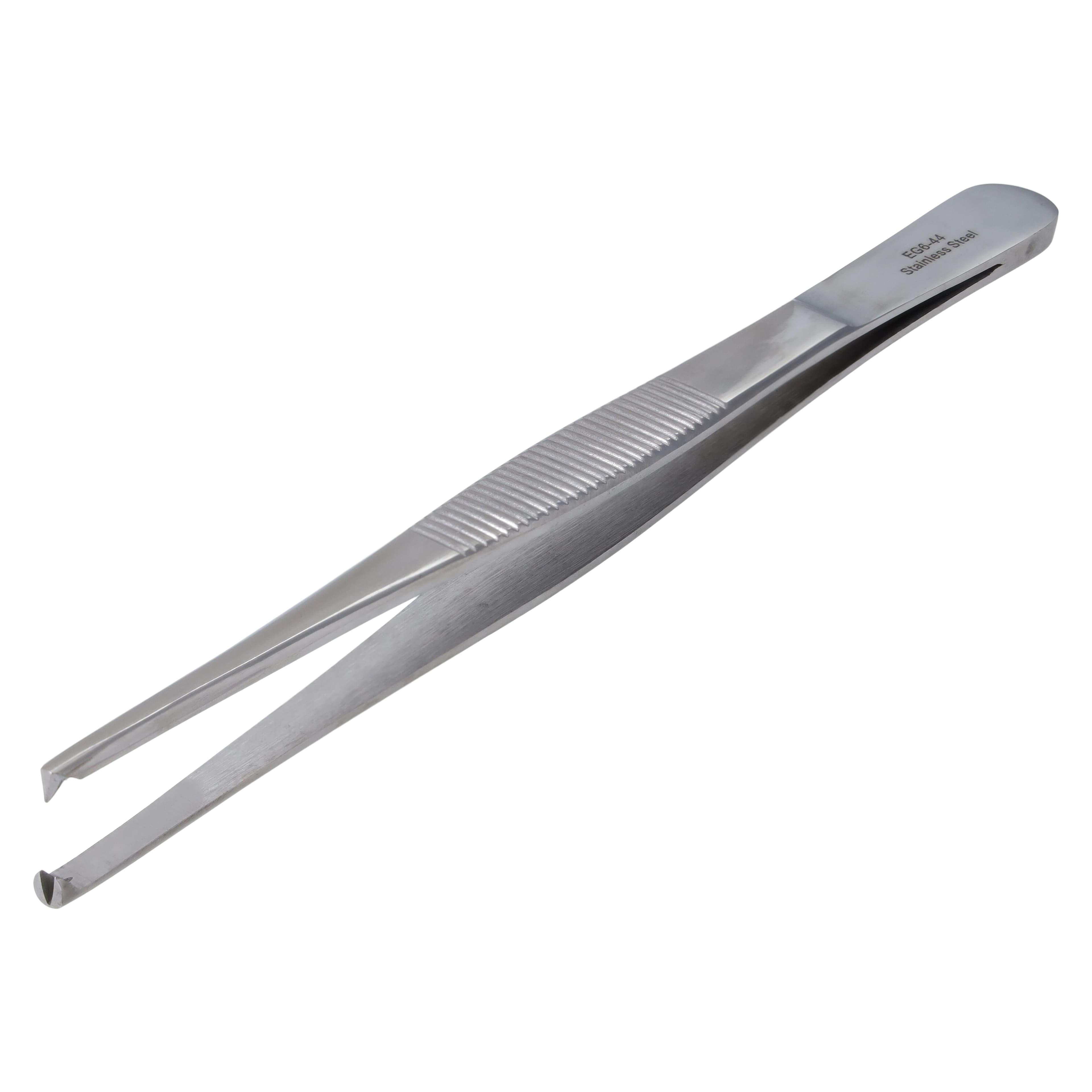 Miltex-Integra Tissue Forceps, 1x2 Teeth, 5-1/2" Stainless Steel, 12/Package thumbnail 4