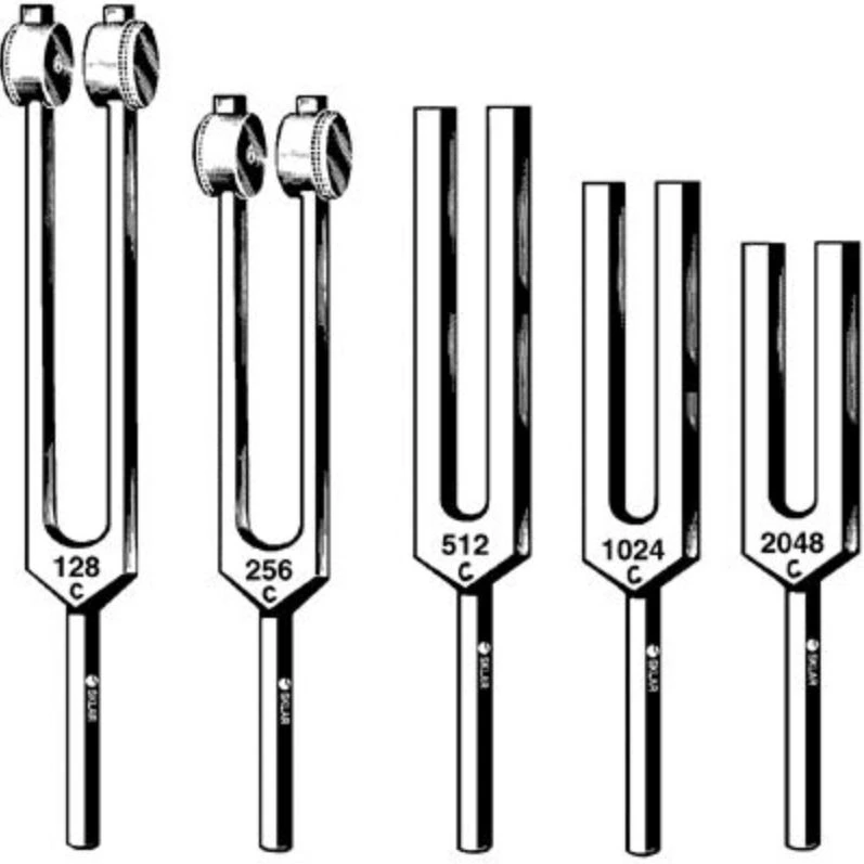 Sklar Instruments Aluminum Alloy Tuning Fork Set, 5/Package - Fork Set Turning Aluminium - Image 1