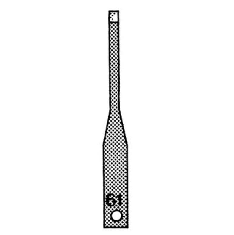 Sklar Instruments Mini Disposable Sterile Surgical Scalpel Blade #61, Stainless Steel, 33mm - Blade Mini Disp Sterile #61 - Image 1