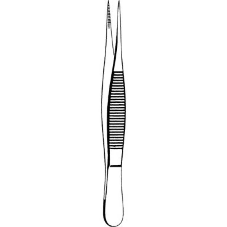 Sklar Instruments Merit Plain Splinter Forcep, Straight, 4-1/2", Stainless Steel, 01KT0J09YX038ER1KVQD2KERZZ - Forcep Splinter Plain - Image 1