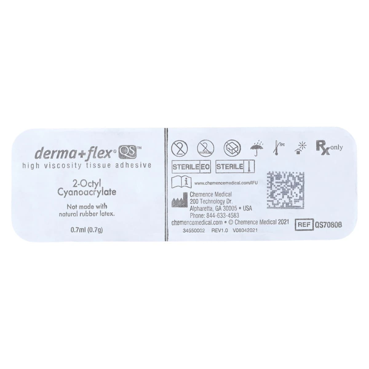 DermaFlex QS Topical Skin Adhesive, 2-Octyl Cyanoacrylate, 0.7mL, Violet, 6/Box thumbnail 4