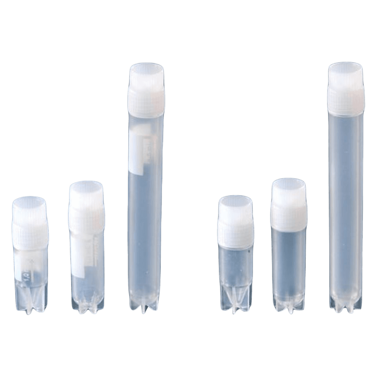 Nunc Cryogenic Vial, Polypropylene, 1.8mL, Screw Cap, Round Bottom, Self-Standing, Sterile, Clear/Graduated, 4/Case - Cryotube W/cap Pp Slfstan - Image 1