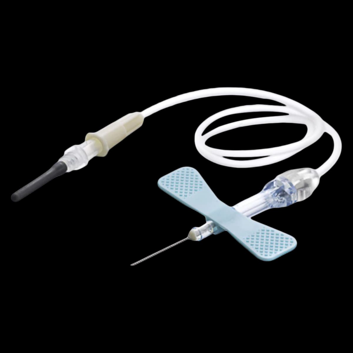 Vacuette Blood Collection Set, 23G x 3/4" Needle, 12" Tubing, Winged Safety with Luer Adapter, Sterile, 50/Box, 450096 - Collection Set Safety Vacuette - Image 1