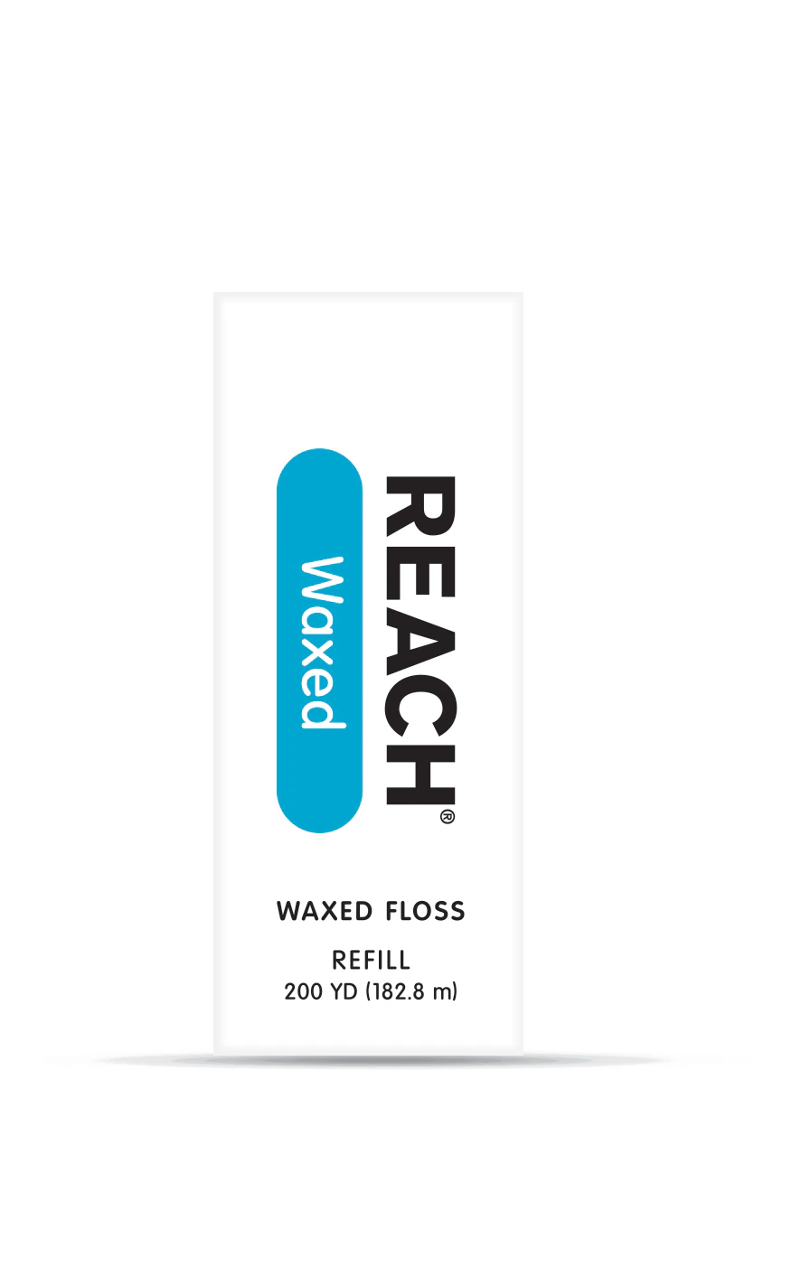 REACH® Waxed Dental Floss Refill, Unflavored, 200 yd, 1/Pkg, 211896500 - REACH® Waxed Floss - 200 yd Refill, Unflavored, 1/Pkg - Image 1