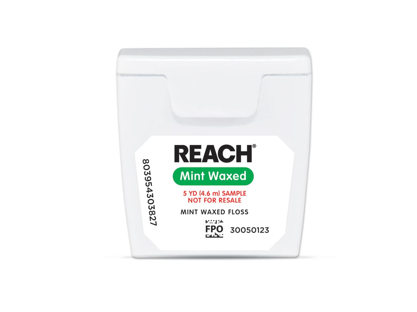 REACH® Waxed Dental Floss, Mint, Trial Size 5 yd, 144/Box, 211896800 thumbnail 2