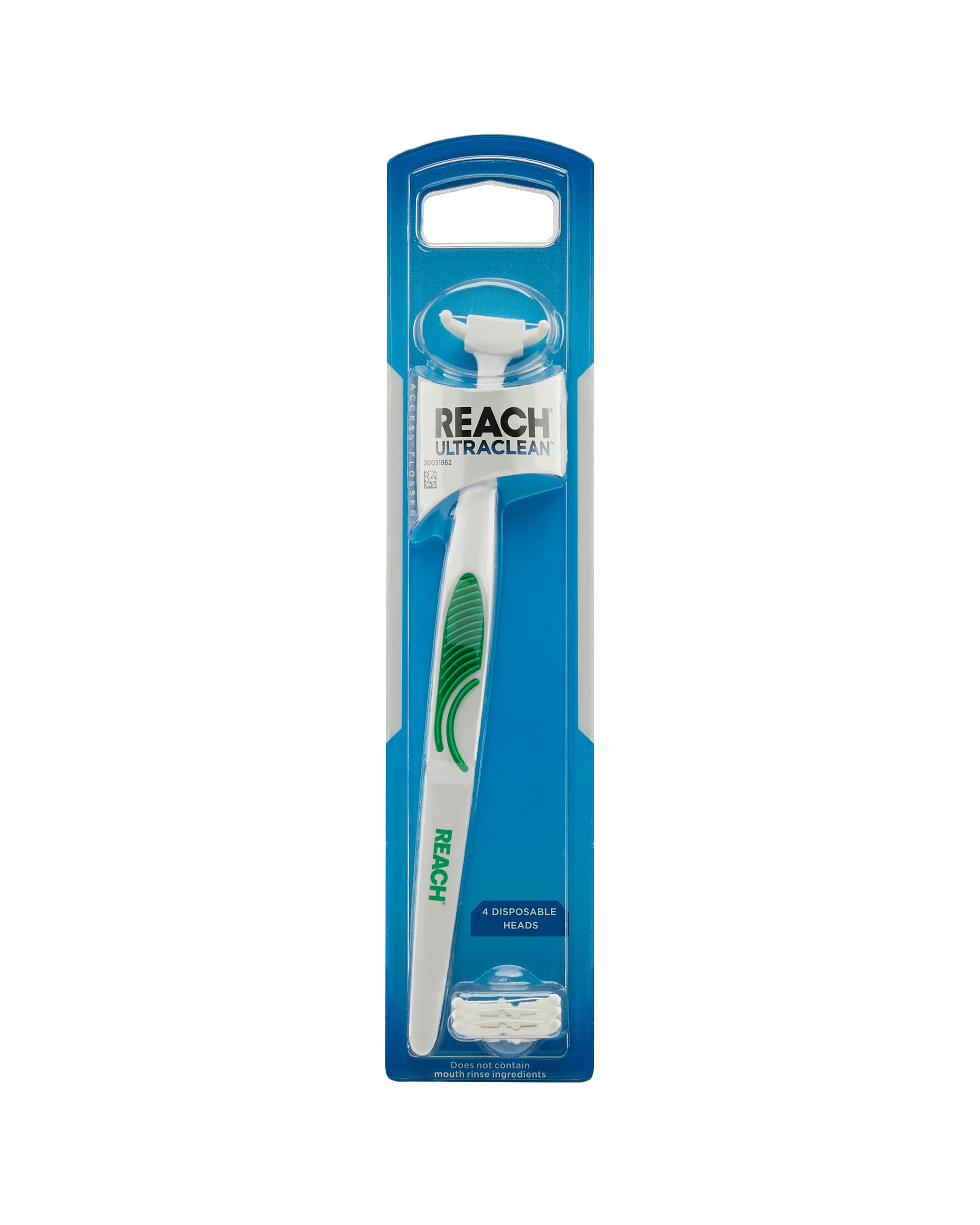 Listerine UltraClean Access Flosser with Handle, 48/Box - Listerine Ultra Clean Access Flossers w/Hndl (48) - Image 1