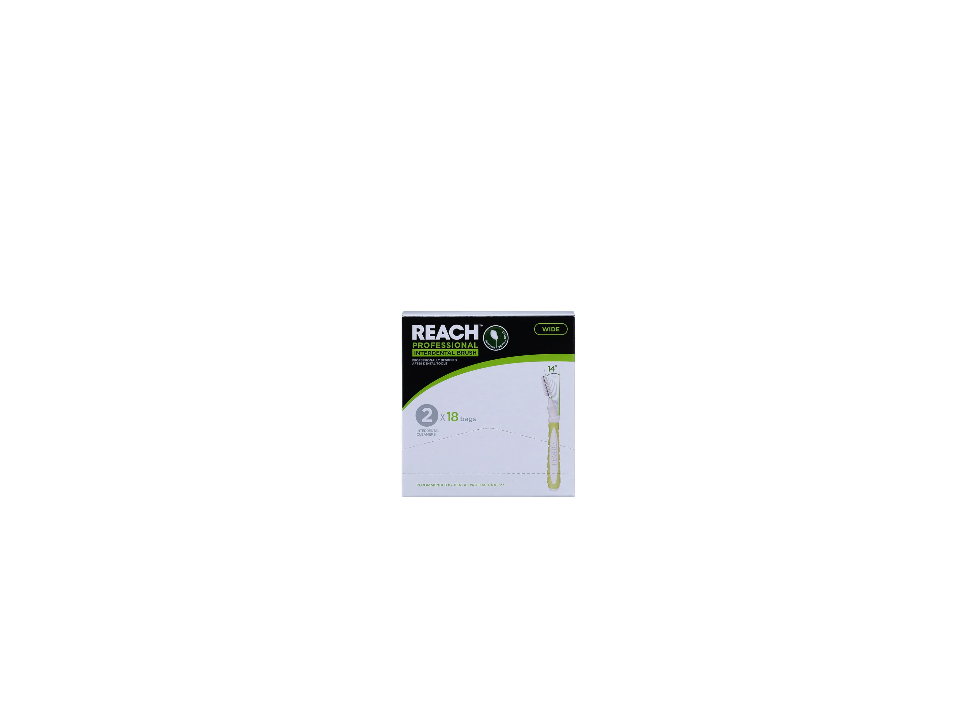 Reach Interdental Brush Wide, 1.3 mm, 2 Count - Reach Interdental Brush Wide - Image 1
